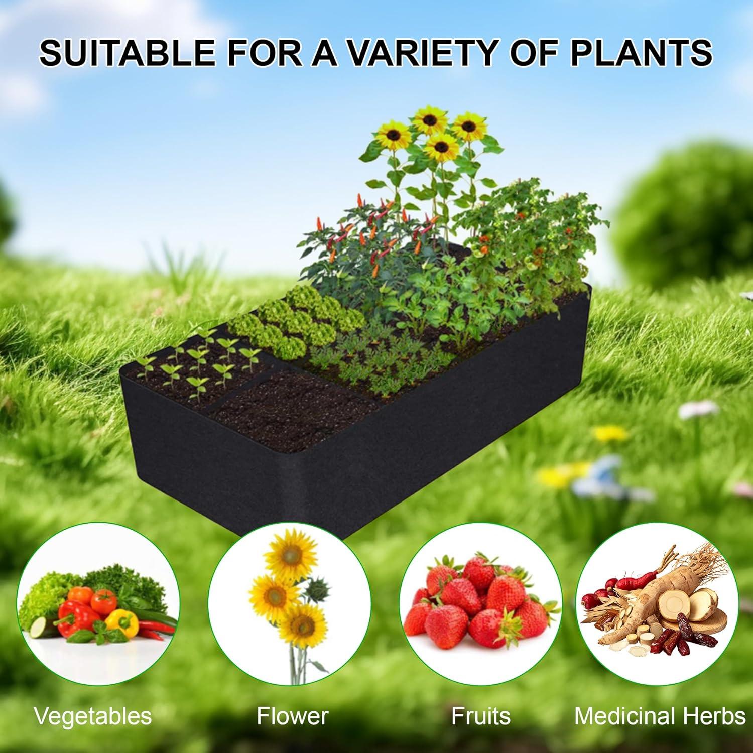 Bolsas de Cultivo KONGDY 6 Rejillas 216.5L Jardín Tela