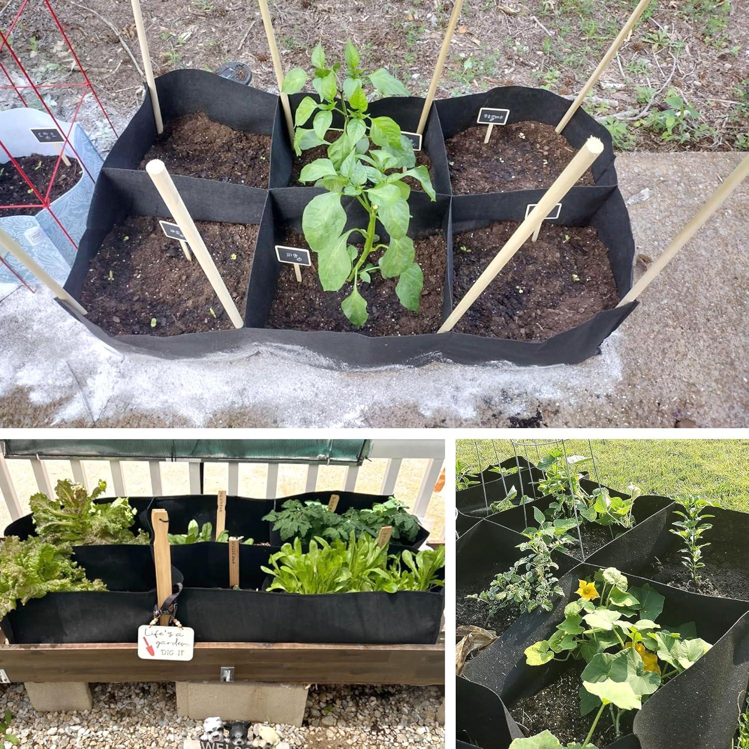 Bolsas de Cultivo KONGDY 6 Rejillas 216.5L Jardín Tela