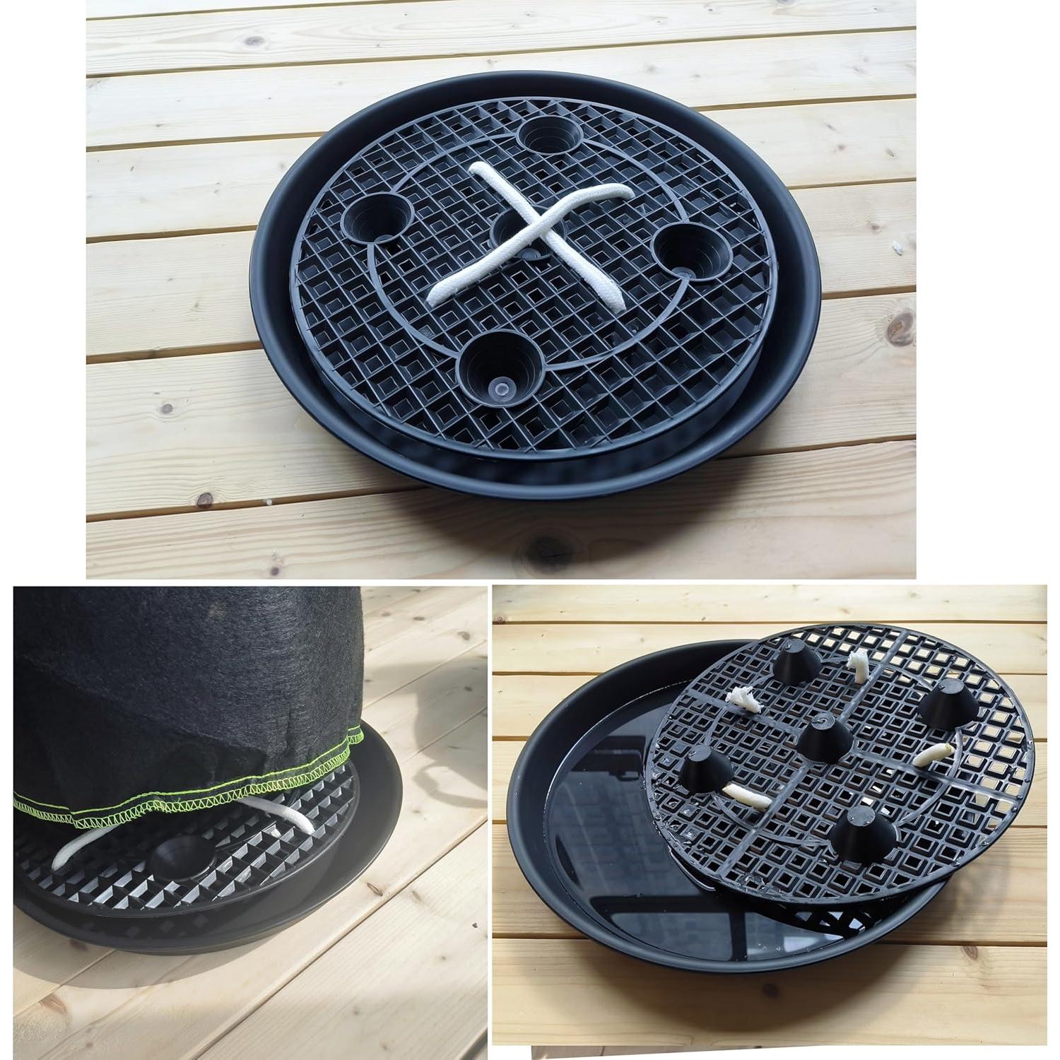 Soporte de Plato de Plástico NIMYAU 35.56 cm Paquete de 4