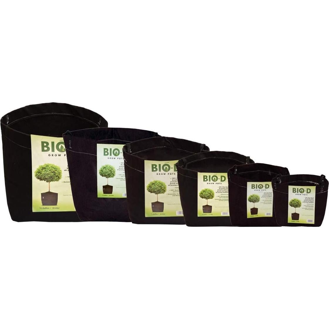 Macetas Bio-D 3-Pack 2 Galones Tela Biodegradable 7.57L