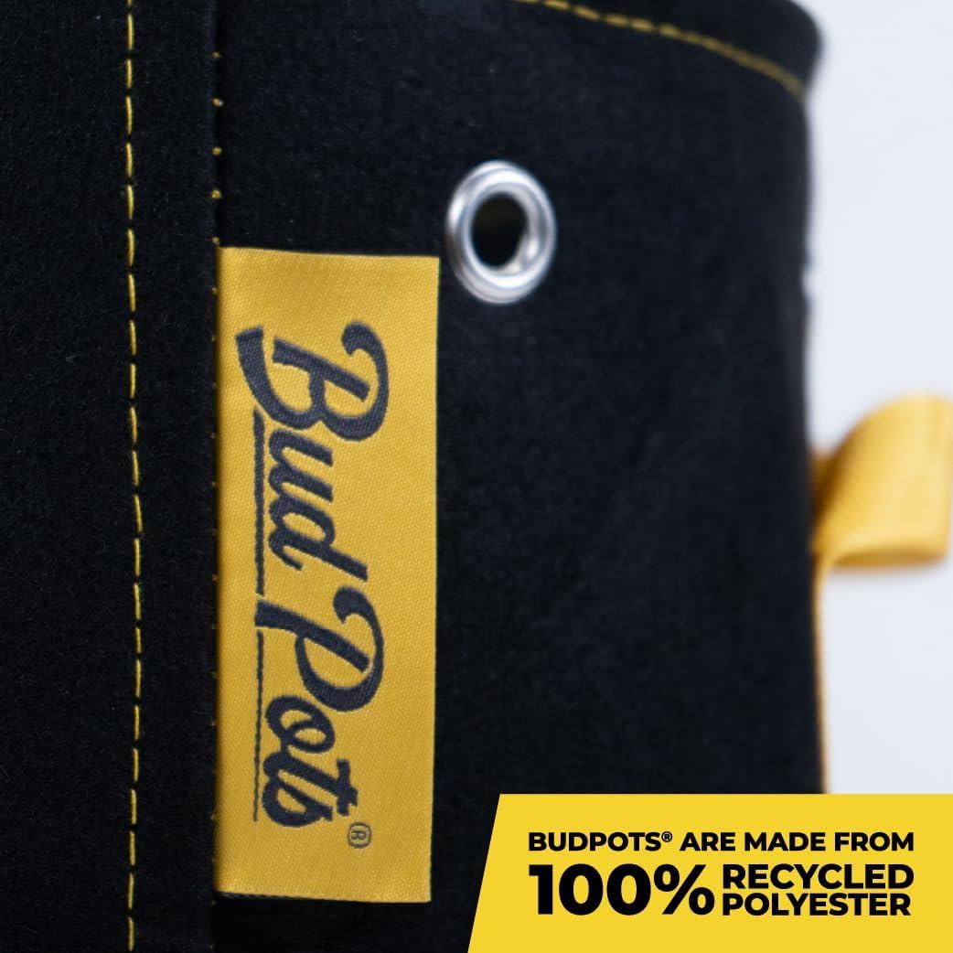 Macetas de Tela BudTrainer 7 Galones - Paquete de 4 - Reutilizables