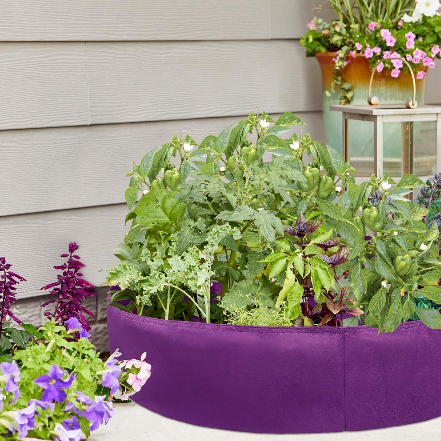 Cama de Jardín Elevada DNIEBW 100 Galones Tela No Tejida