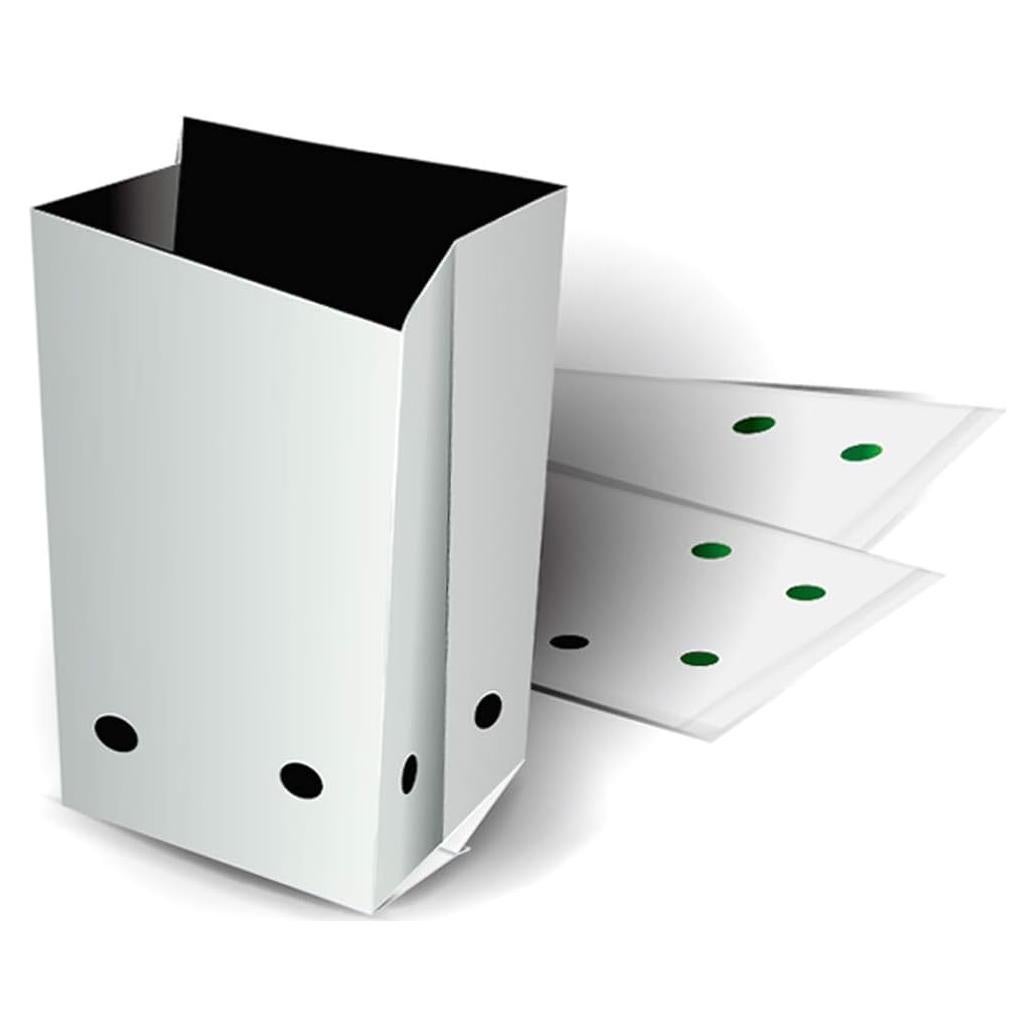 Bolsas de Cultivo HORTIPOTS Negras y Blancas 2 Galones 50 Pzas