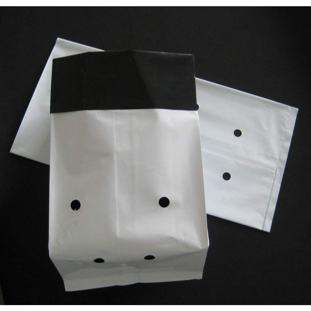 Bolsas de Cultivo HORTIPOTS Negras y Blancas 2 Galones 50 Pzas