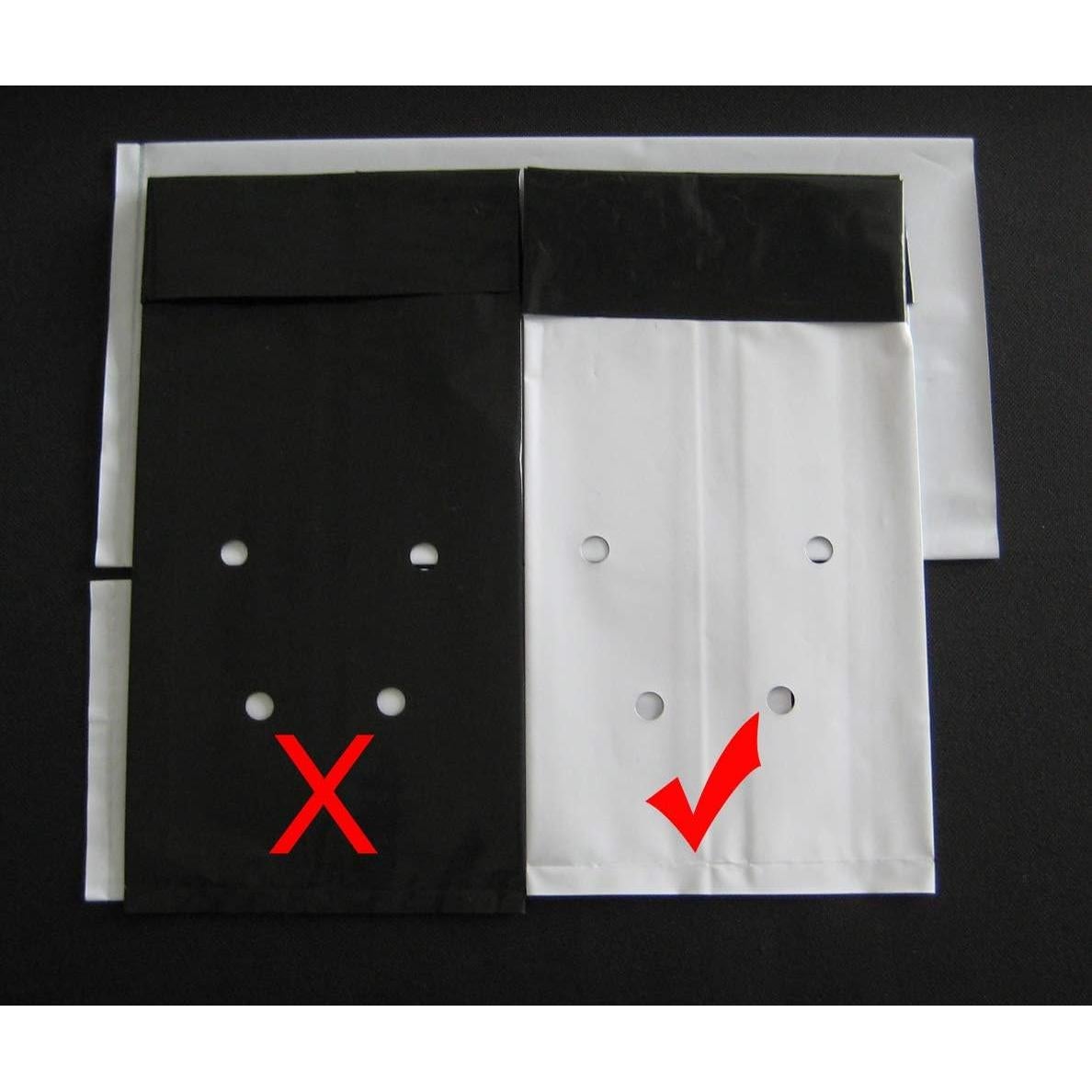 Bolsas de Cultivo HORTIPOTS Negras y Blancas 2 Galones 50 Pzas