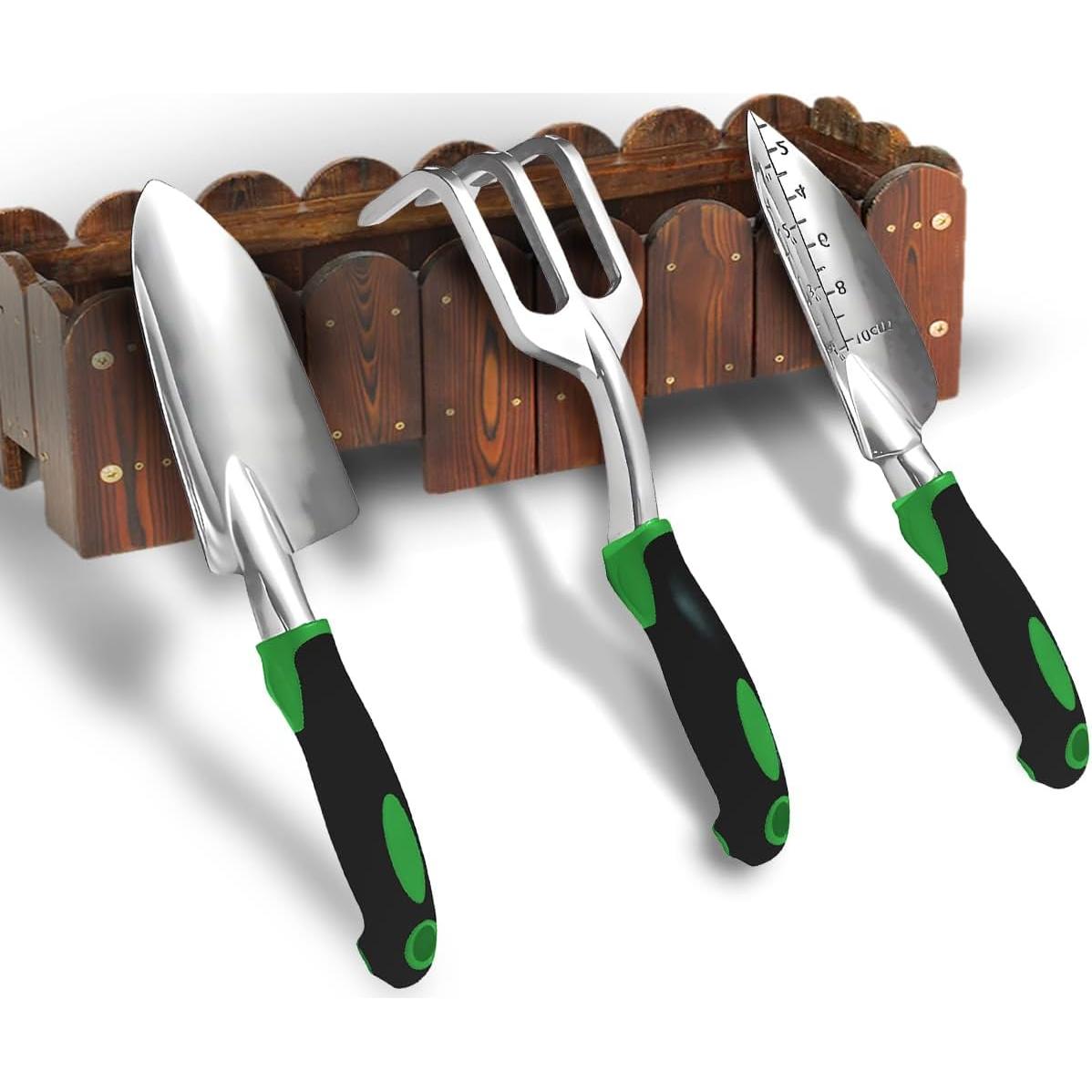 Juego de Herramientas de Jardín 3 Piezas TianfuSpanda Aluminio