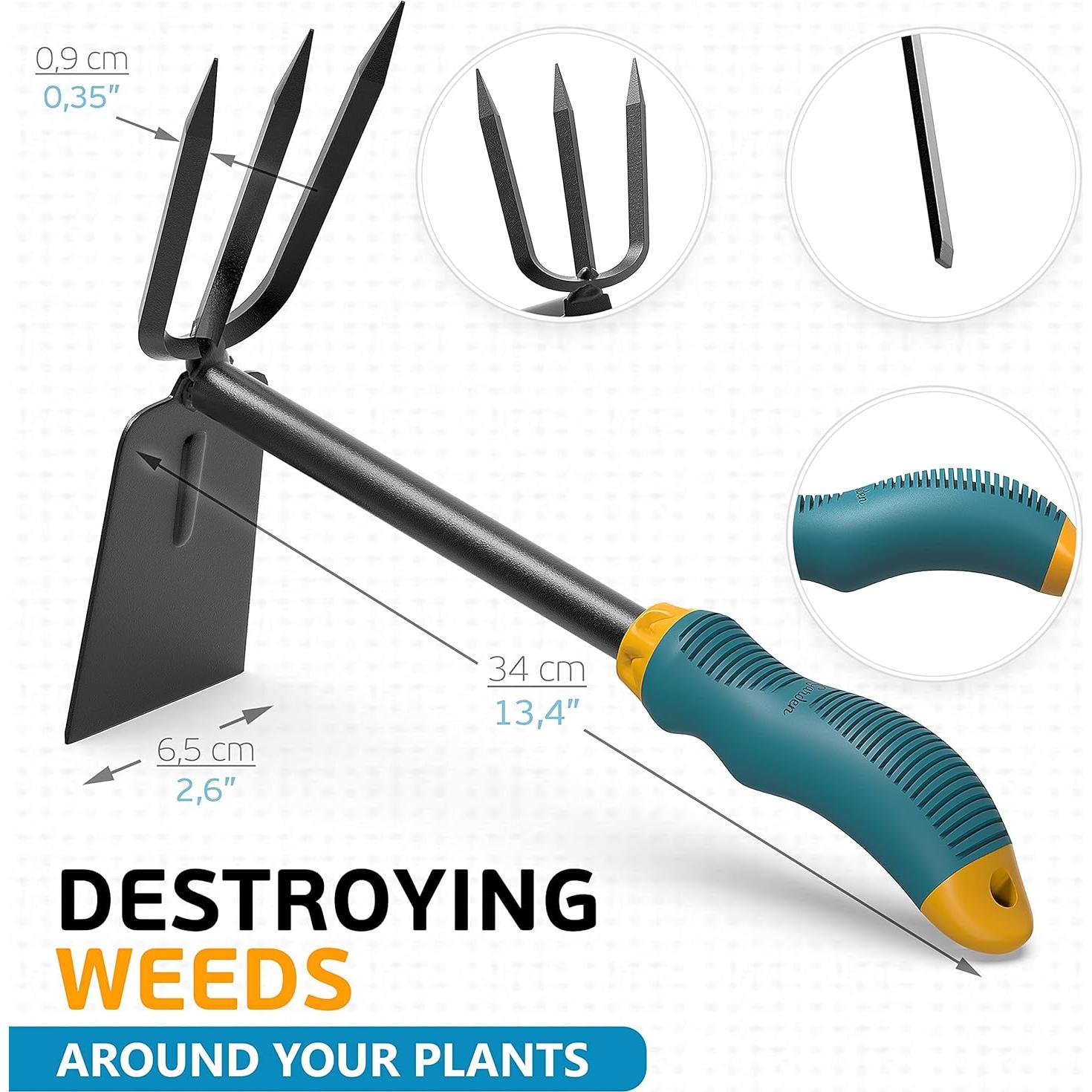 Juego de Herramientas de Jardinería Patio Garden - 3 Piezas