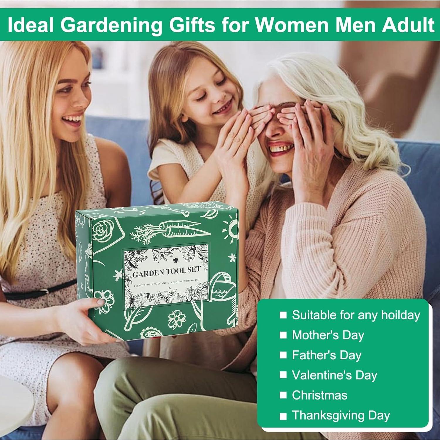 Juego de Herramientas de Jardín Alitifiy 12 Piezas Verde