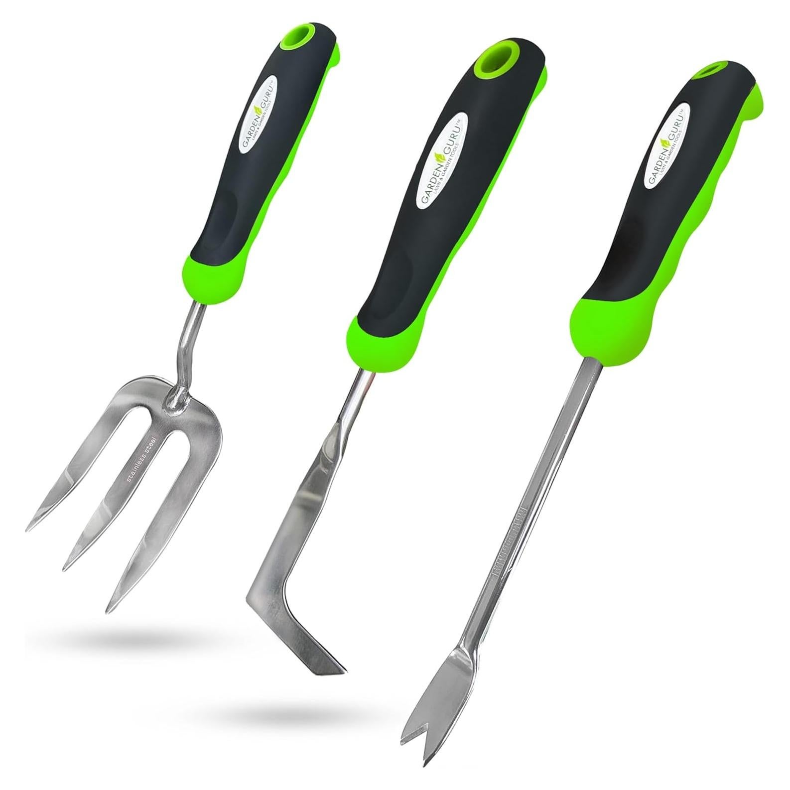 Juego de herramientas de desmalezado Garden Guru 3 piezas