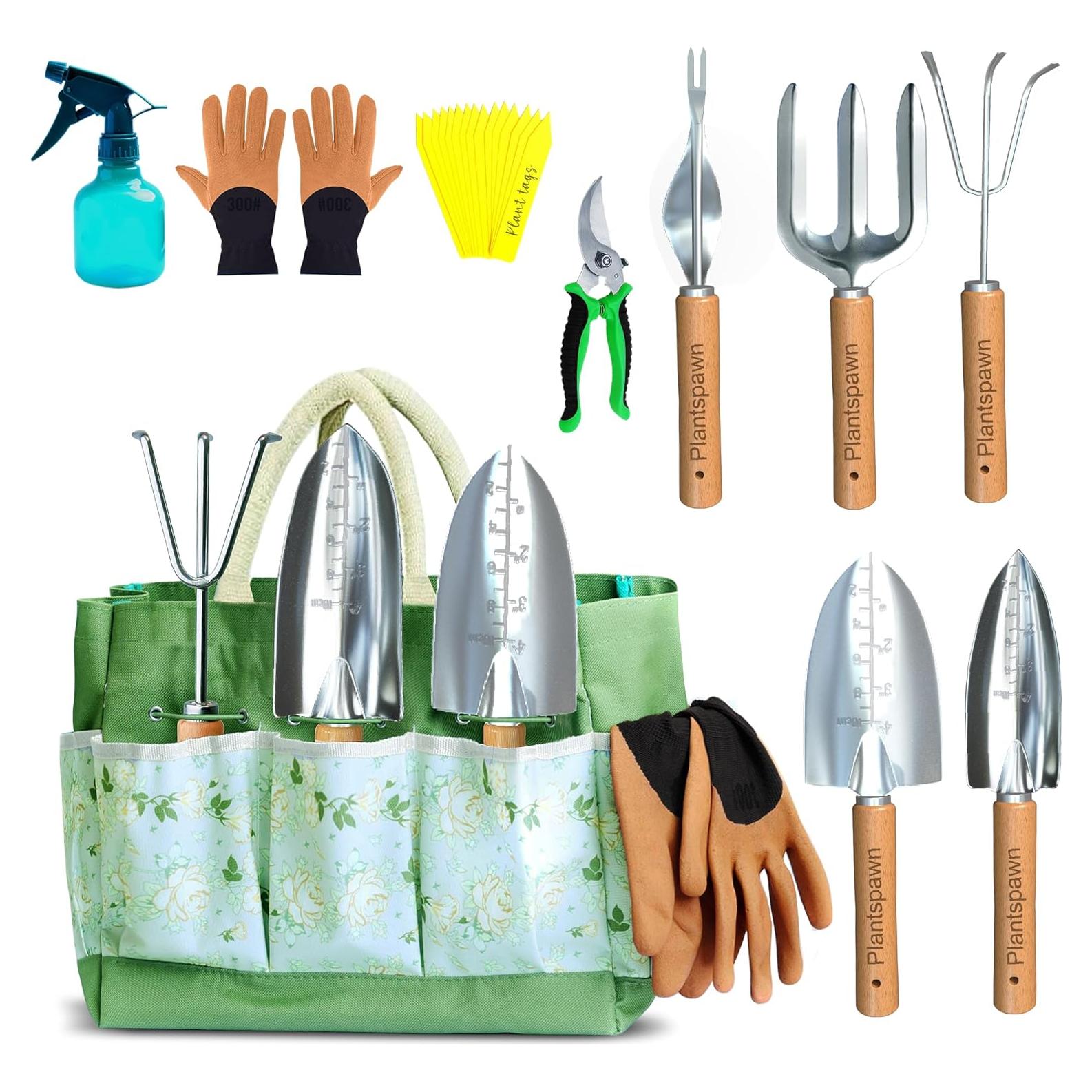 Juego de Herramientas de Jardinería 24 Piezas Alaya - Bolsa Incluida