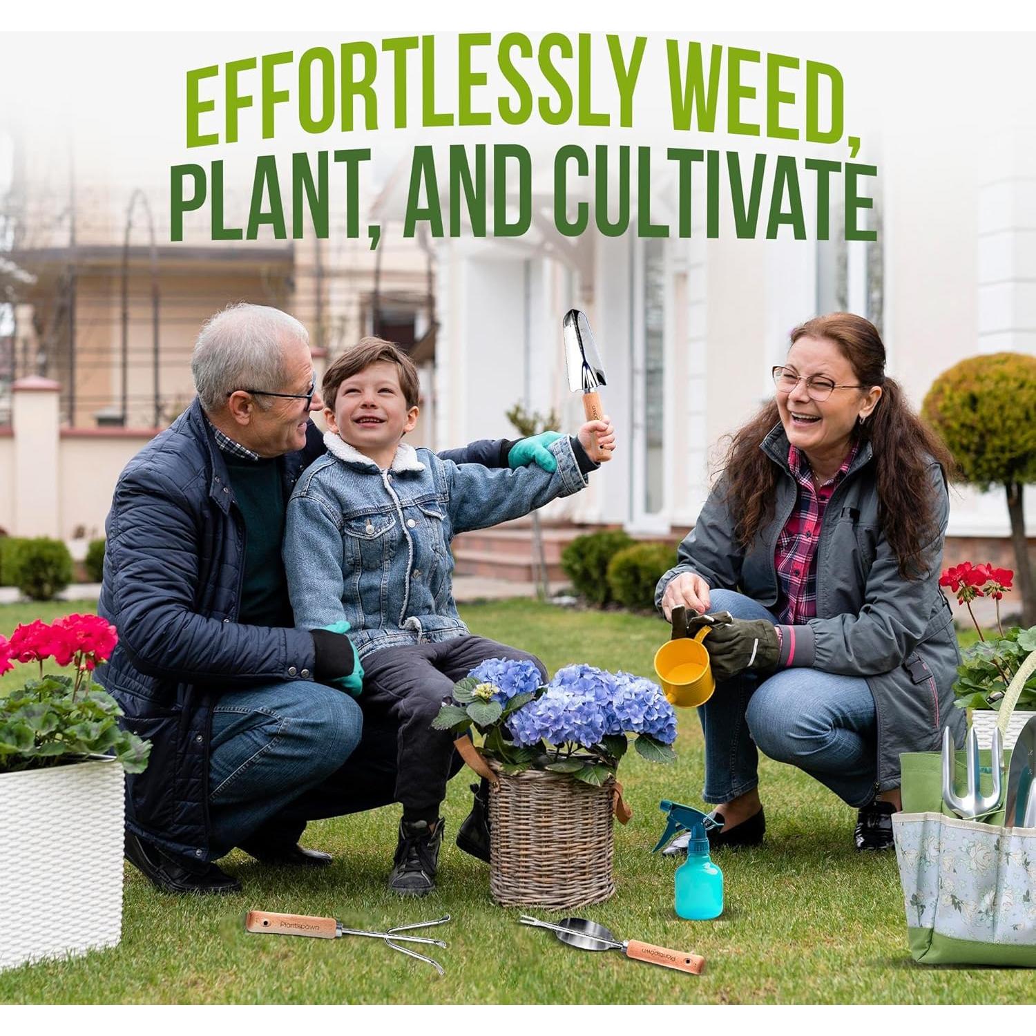 Juego de Herramientas de Jardinería 24 Piezas Alaya - Bolsa Incluida