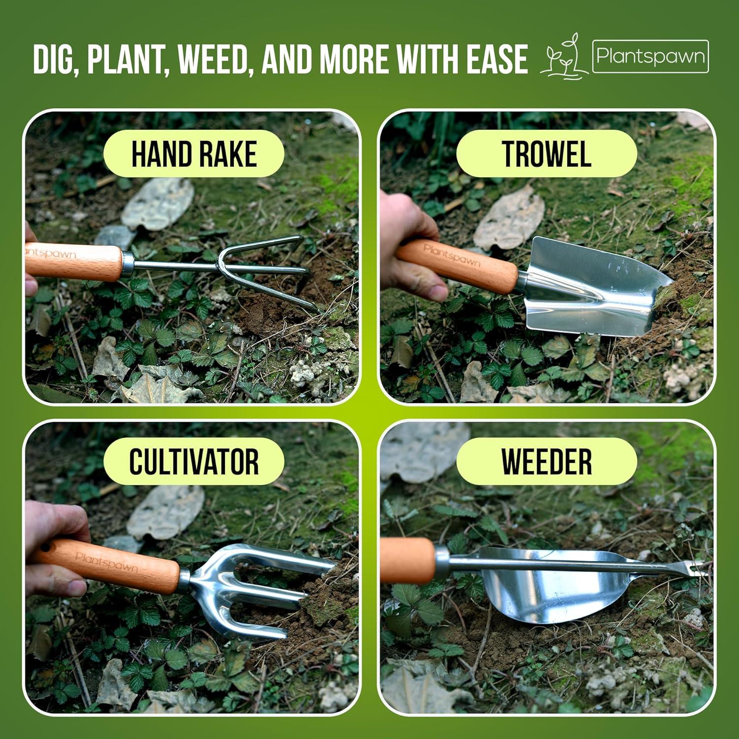 Juego de Herramientas de Jardinería 24 Piezas Alaya - Bolsa Incluida