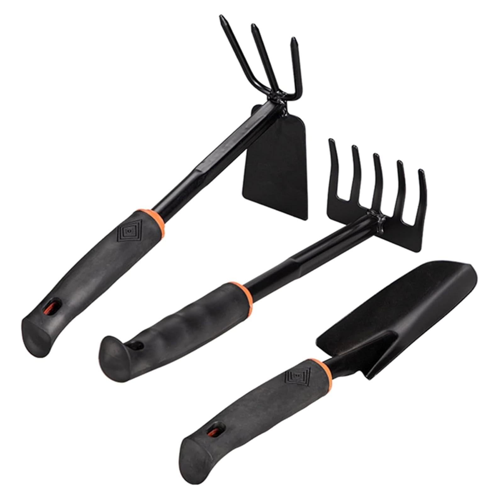 Juego de Herramientas de Jardín 3 Piezas SpeedStax - Azada, Rastrillo y Pala Ergonómicos