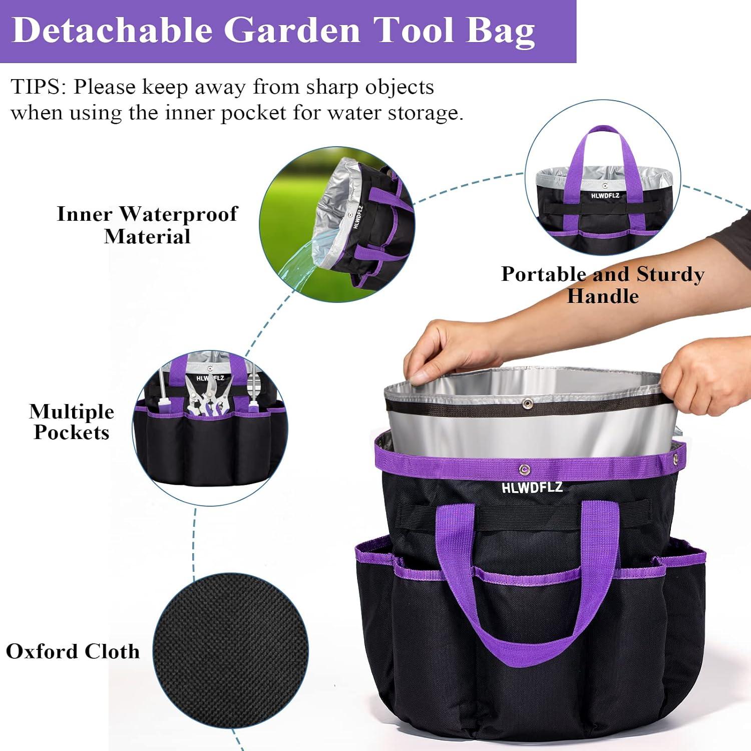 Juego de Herramientas de Jardinería Morado HLWDFLZ - 11 Piezas