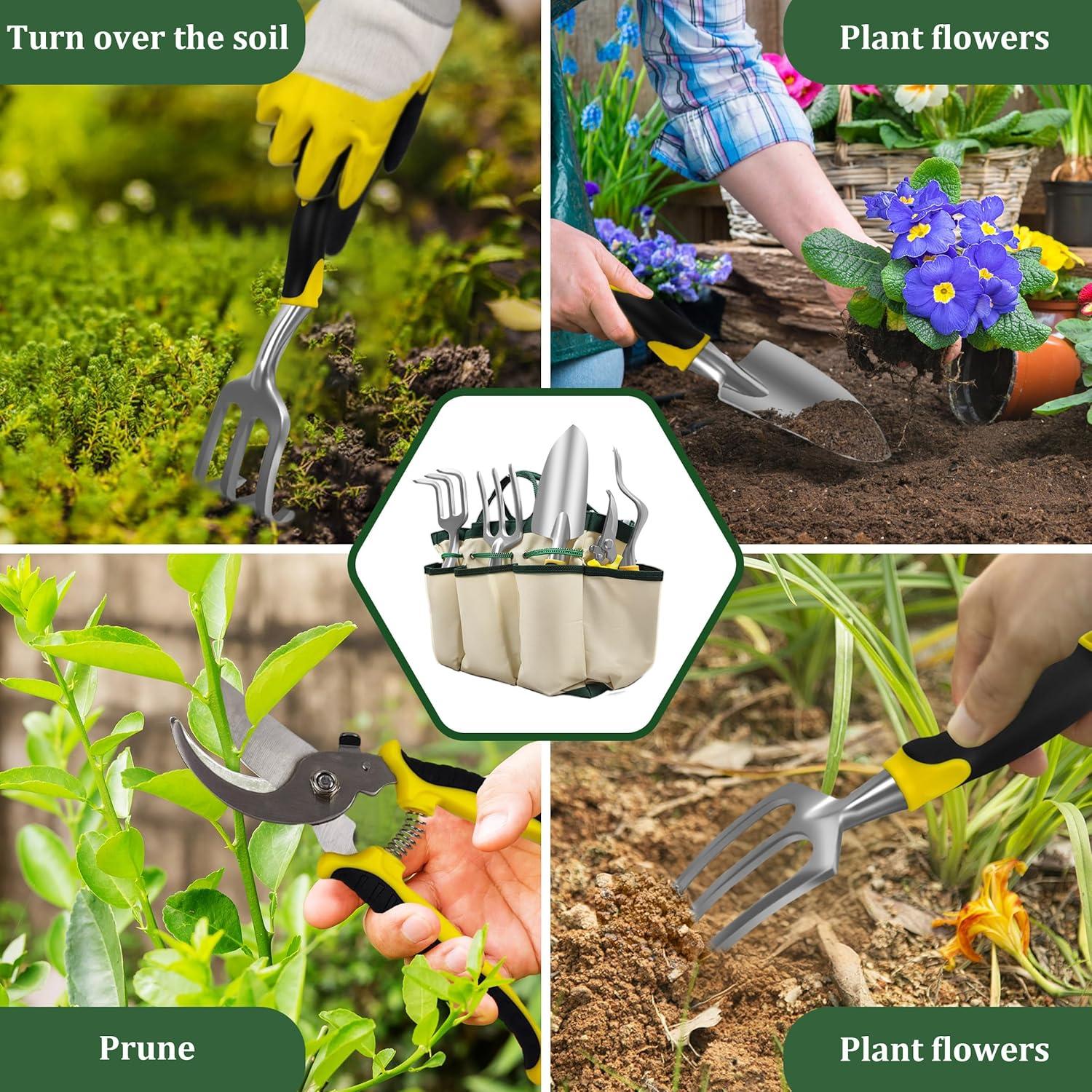 Juego de Herramientas de Jardinería 8 Piezas QianRuiDa