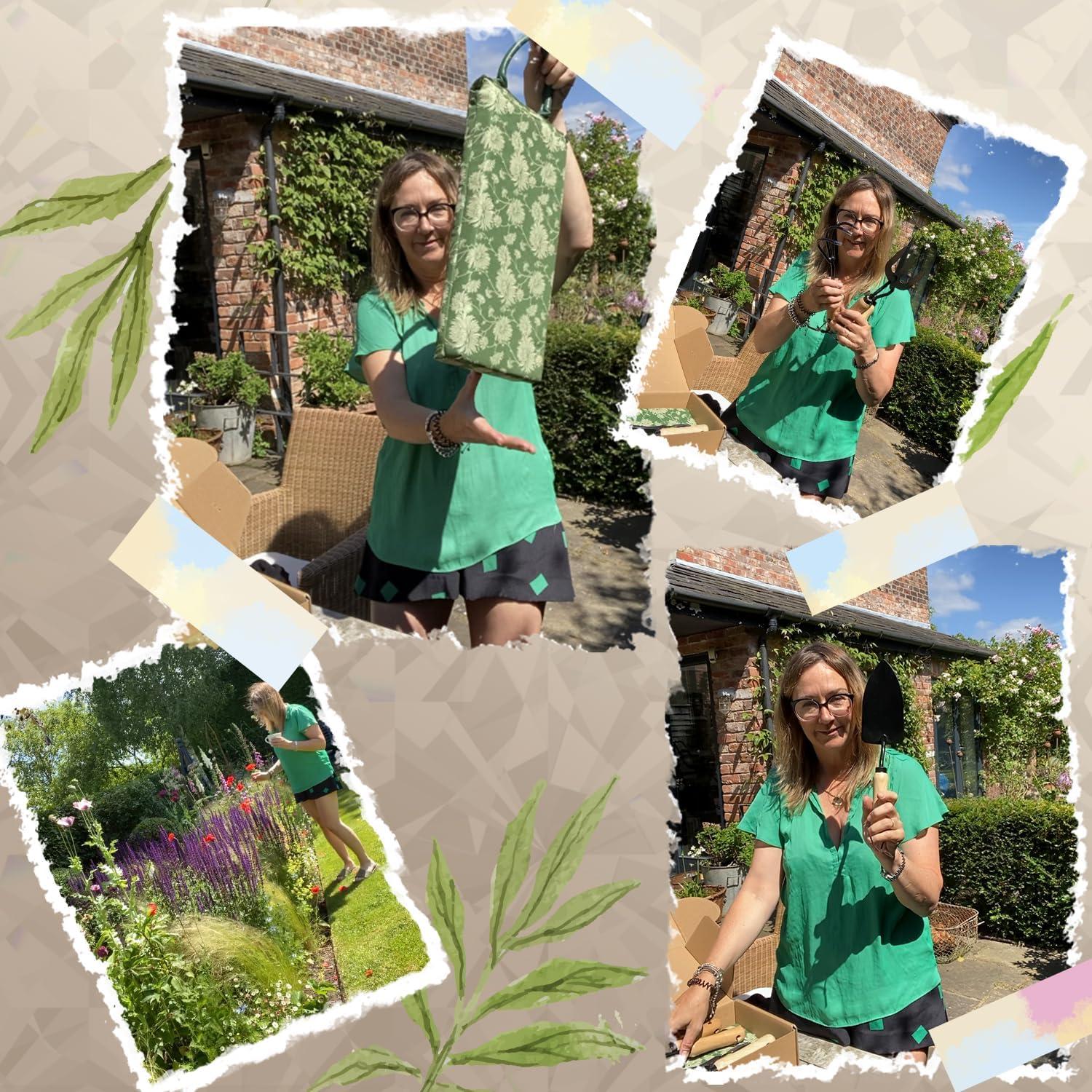 Juego de Herramientas de Jardinería Colwelt 8 Piezas con Bolsa