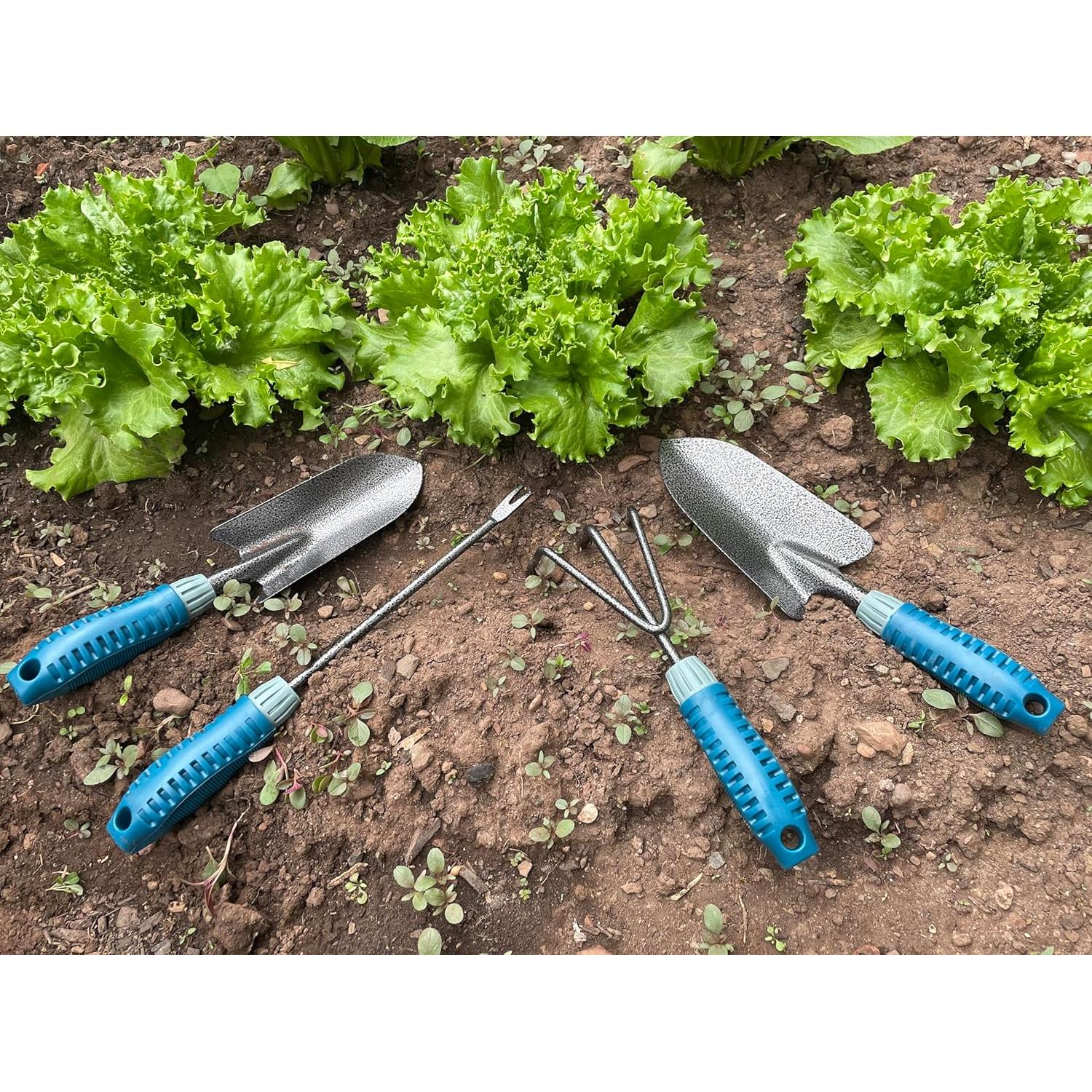 Juego de Herramientas de Jardín 4 Piezas CharGuy - Mango Ergonómico