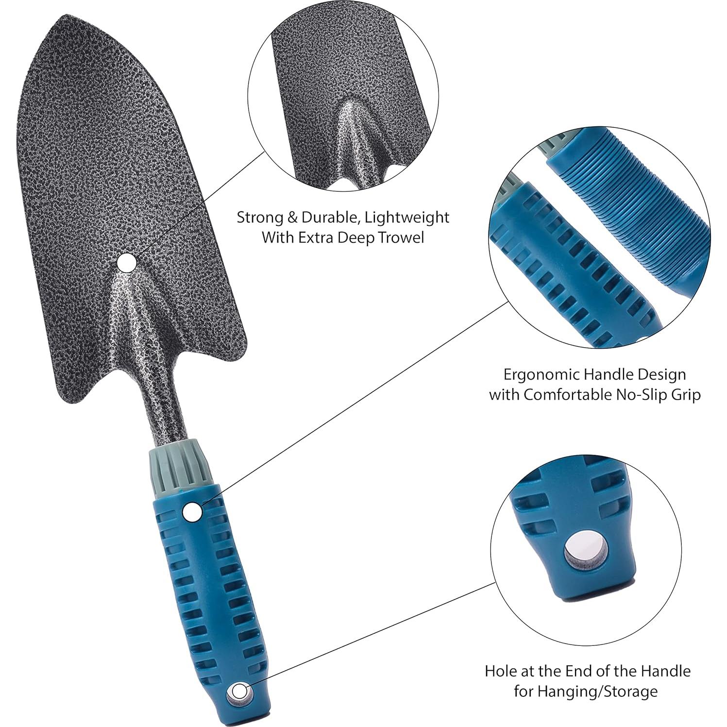 Juego de Herramientas de Jardín 4 Piezas CharGuy - Mango Ergonómico