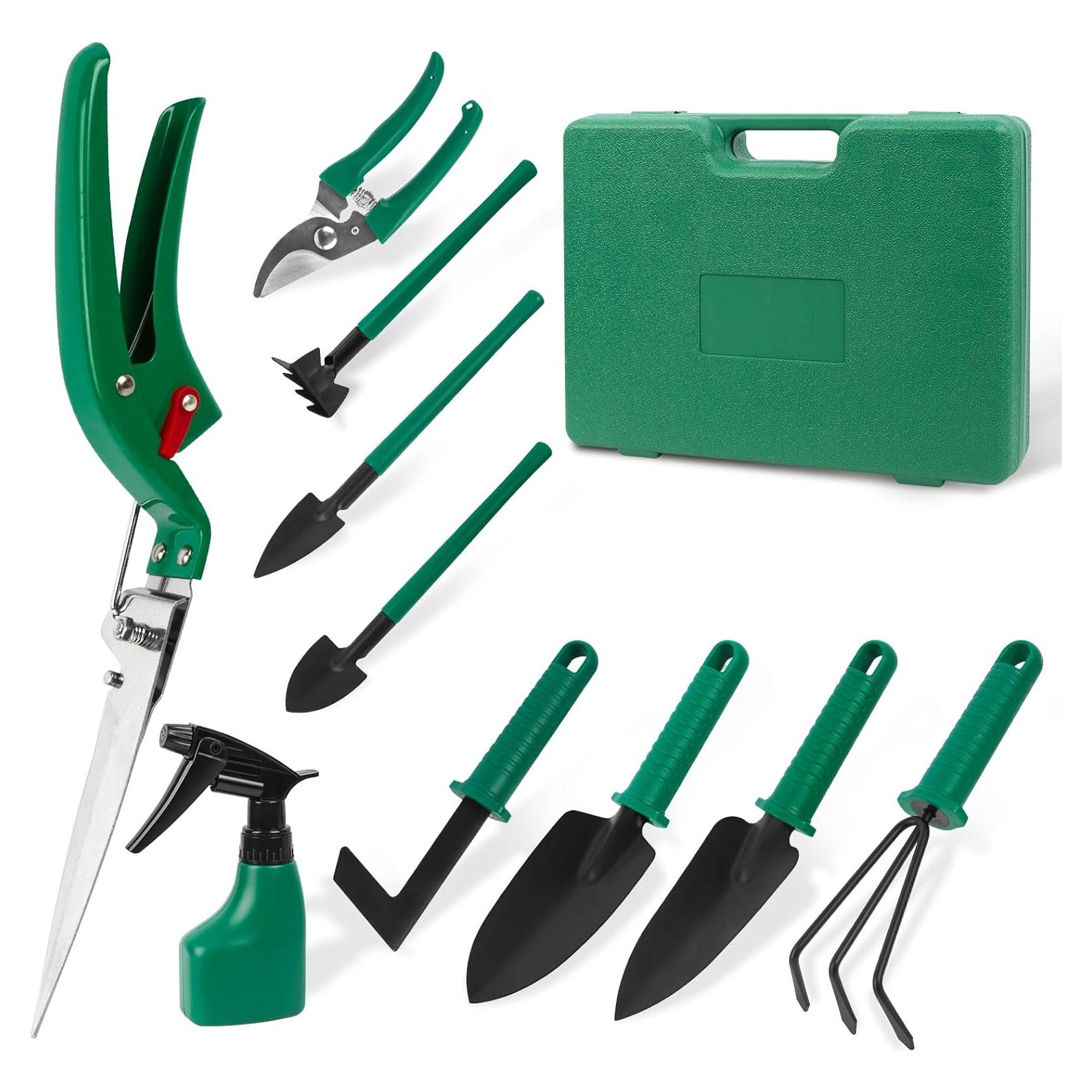 Juego de Herramientas de Jardín ECOSEAO 10 Piezas Floral