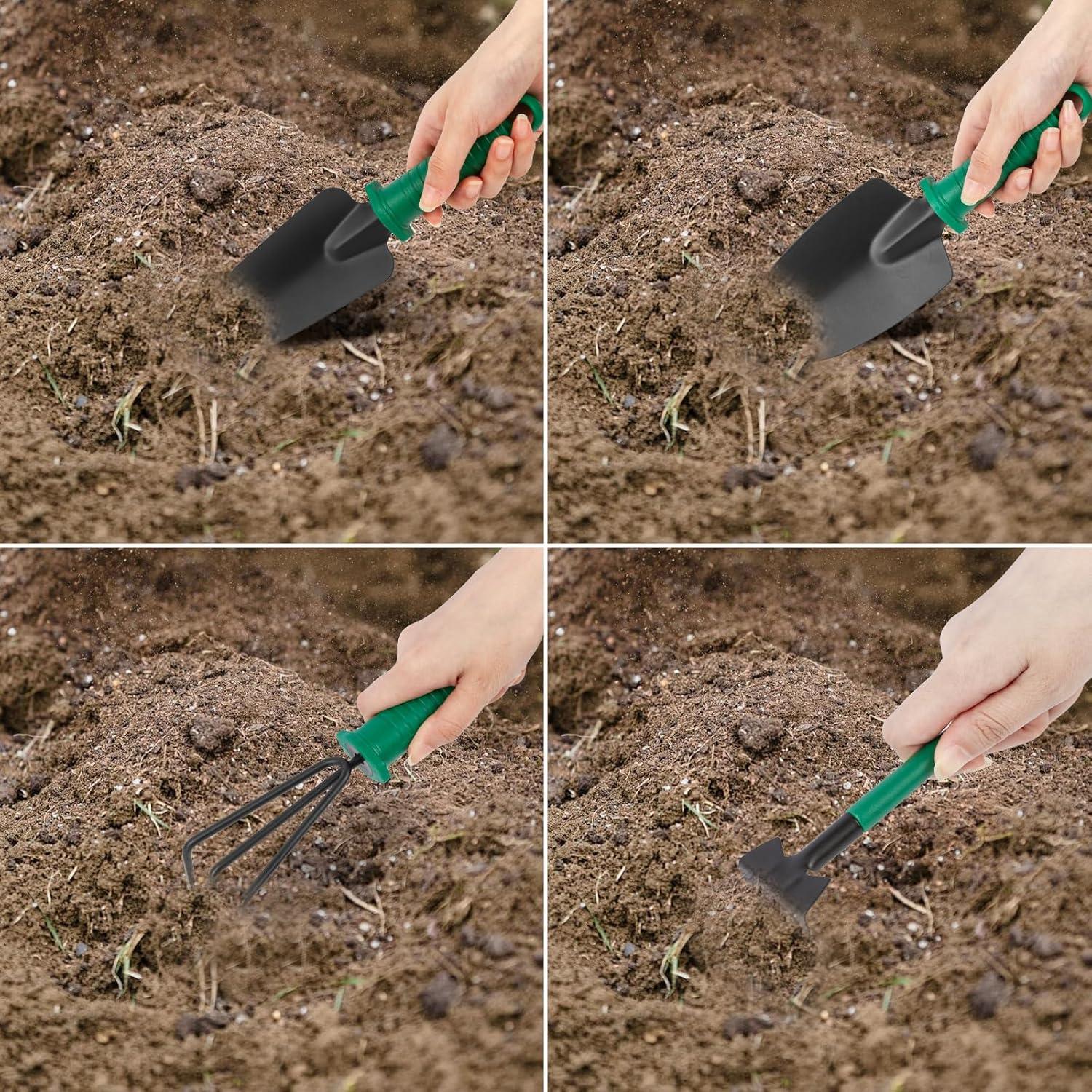 Juego de Herramientas de Jardín ECOSEAO 10 Piezas Floral