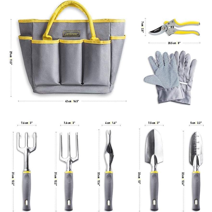 Juego de Herramientas de Jardinería Jardineer 8 Piezas Duraderas
