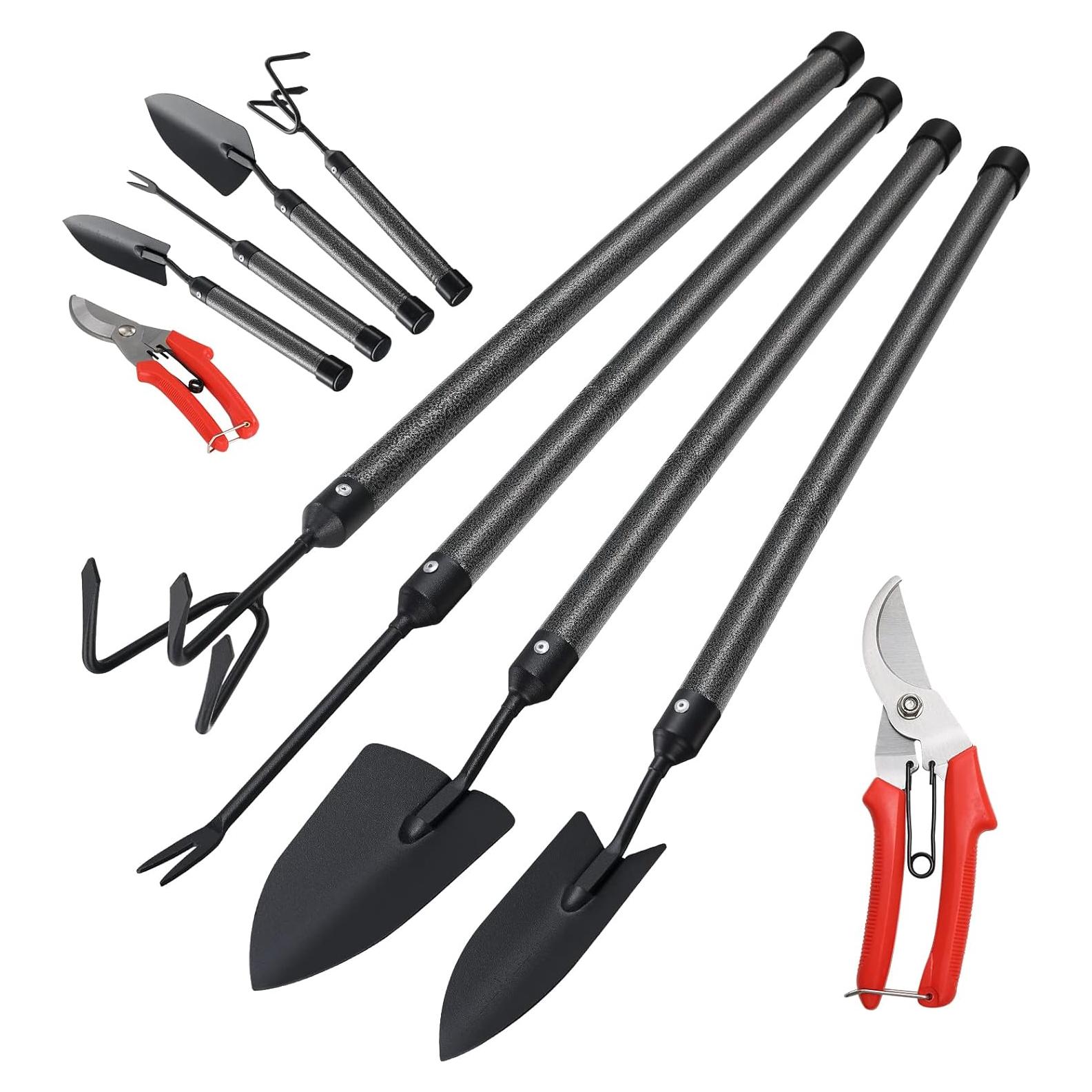 Juego de Herramientas de Jardín COCONUT 5 Piezas Acero Resistente