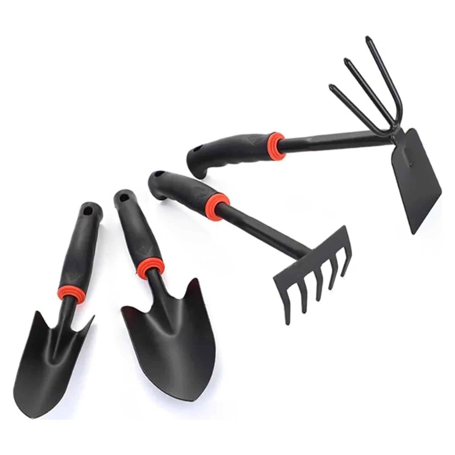 Juego de Herramientas de Jardín 4 Piezas Hierro Resistente