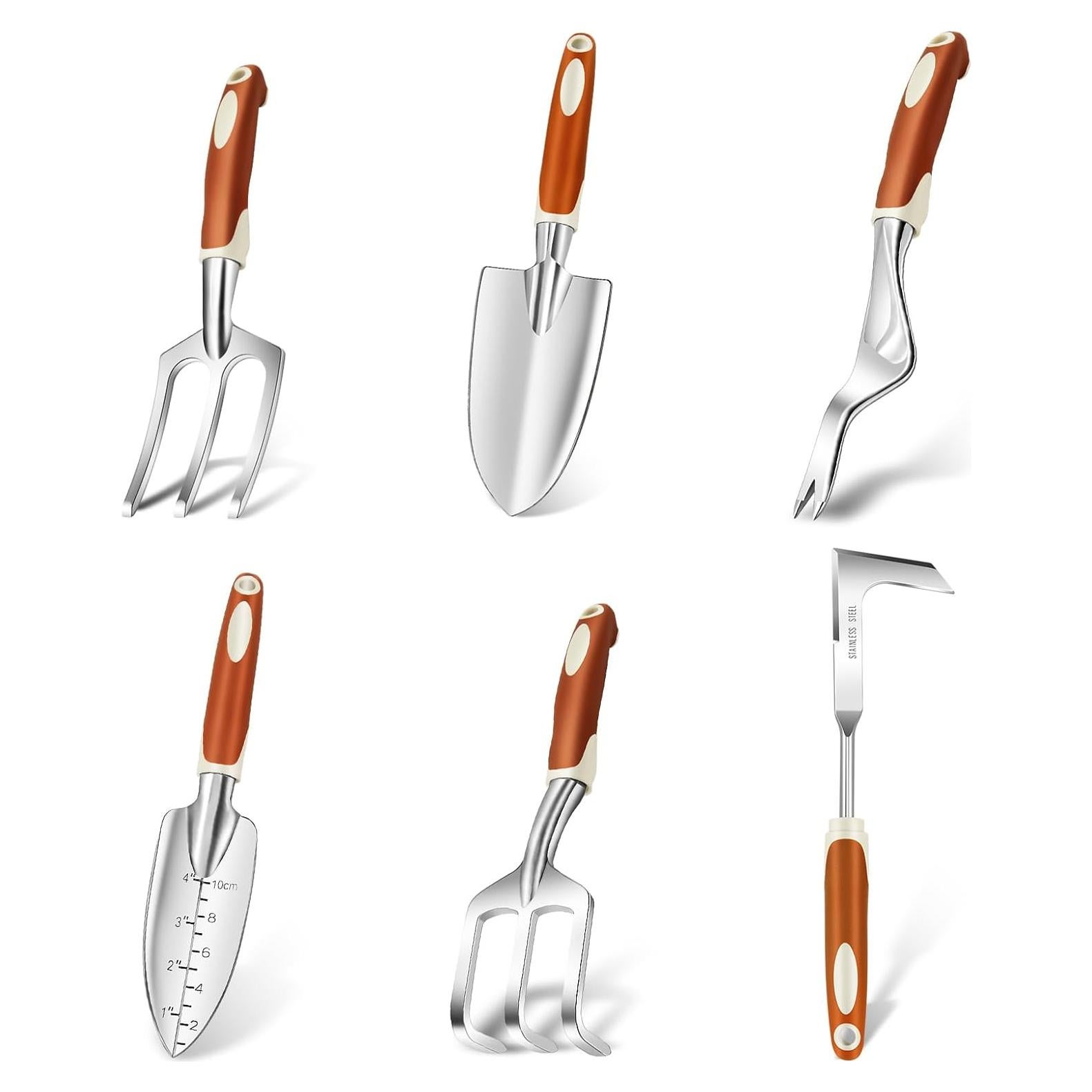 Juego de Herramientas de Jardín Nirvruxs 6 Piezas Antideslizante