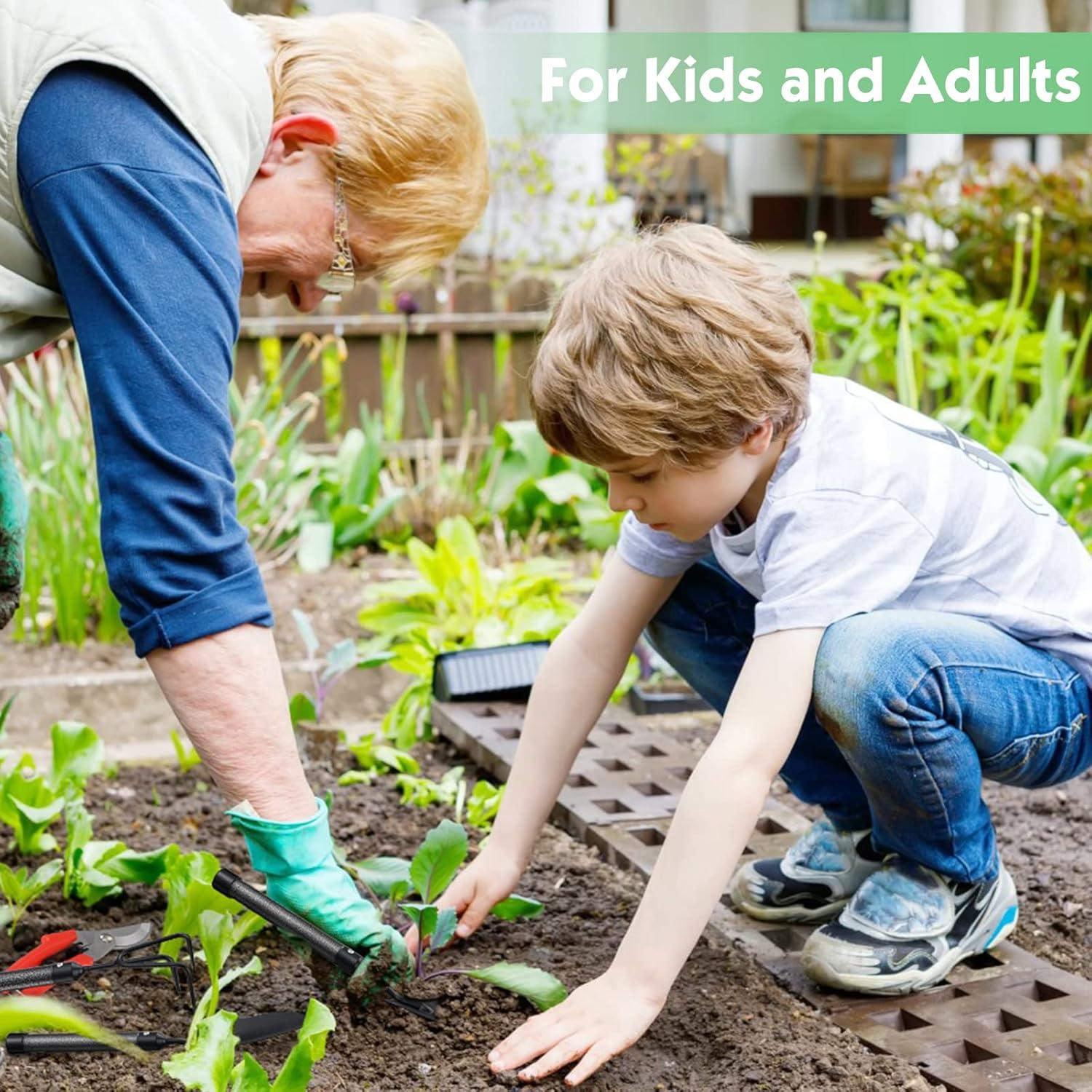 Juego de Herramientas de Jardín 5 Piezas con Mango Extendido