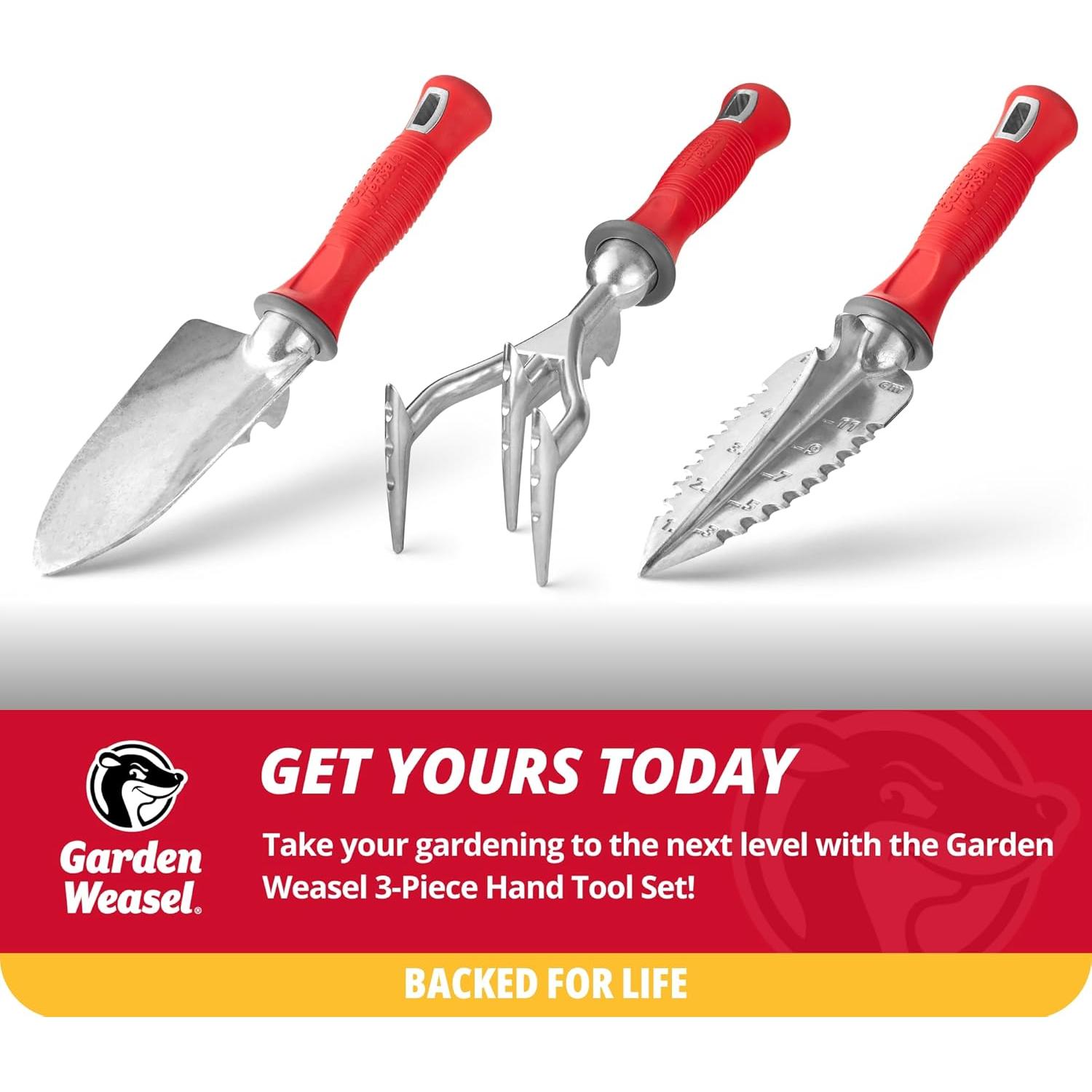Juego de Herramientas de Jardín Garden Weasel 3 Piezas
