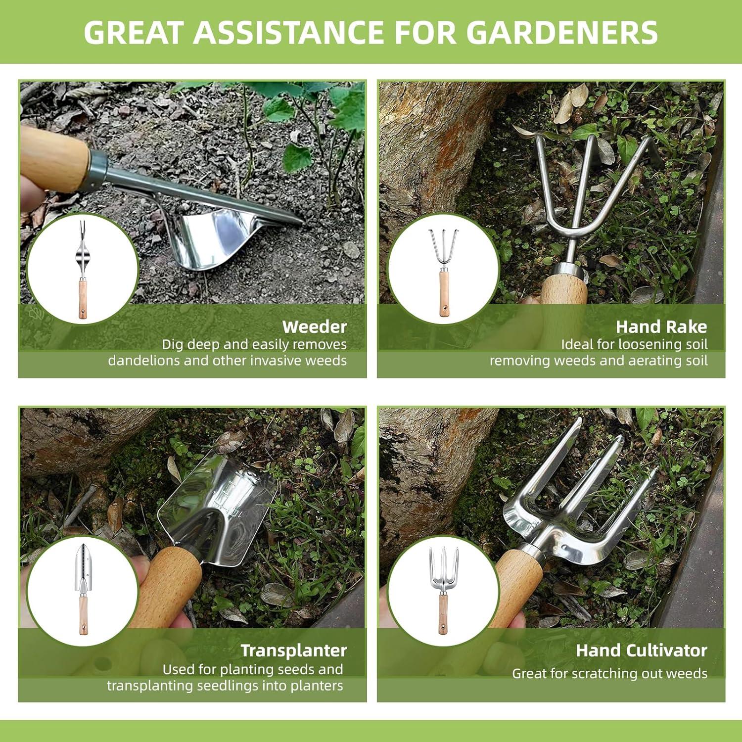 Juego de Herramientas de Jardinería 12 Piezas SmartTail