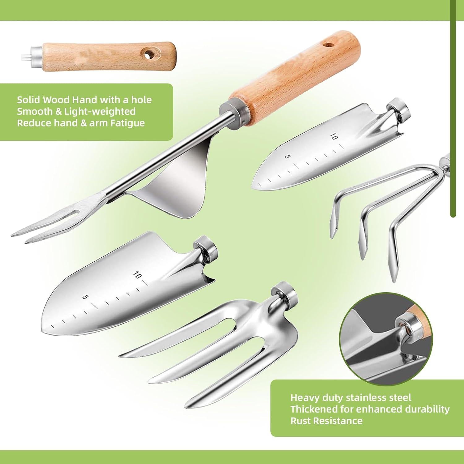 Juego de Herramientas de Jardinería 12 Piezas SmartTail