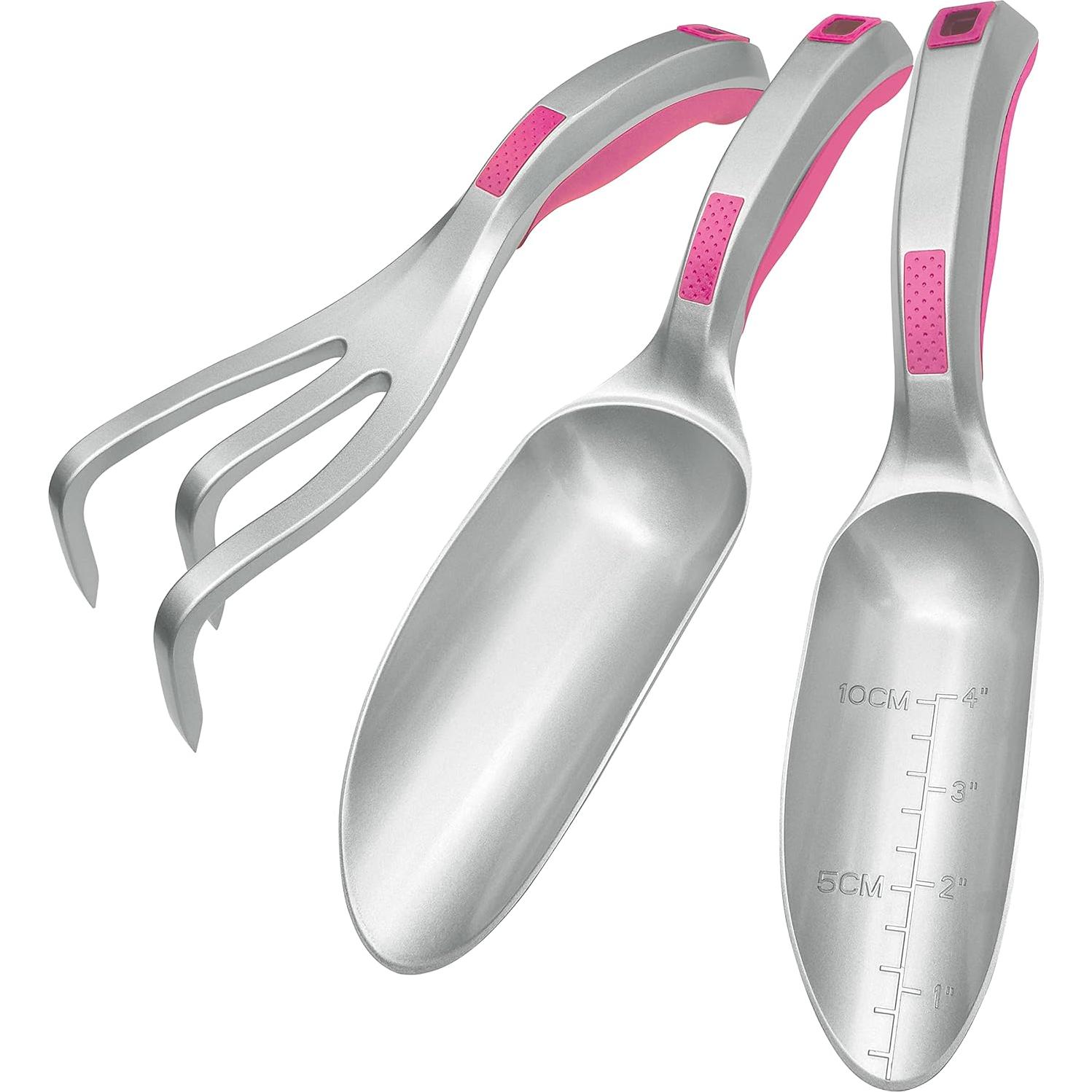 Juego de Herramientas de Jardín Kbenison 3 Piezas Aluminio