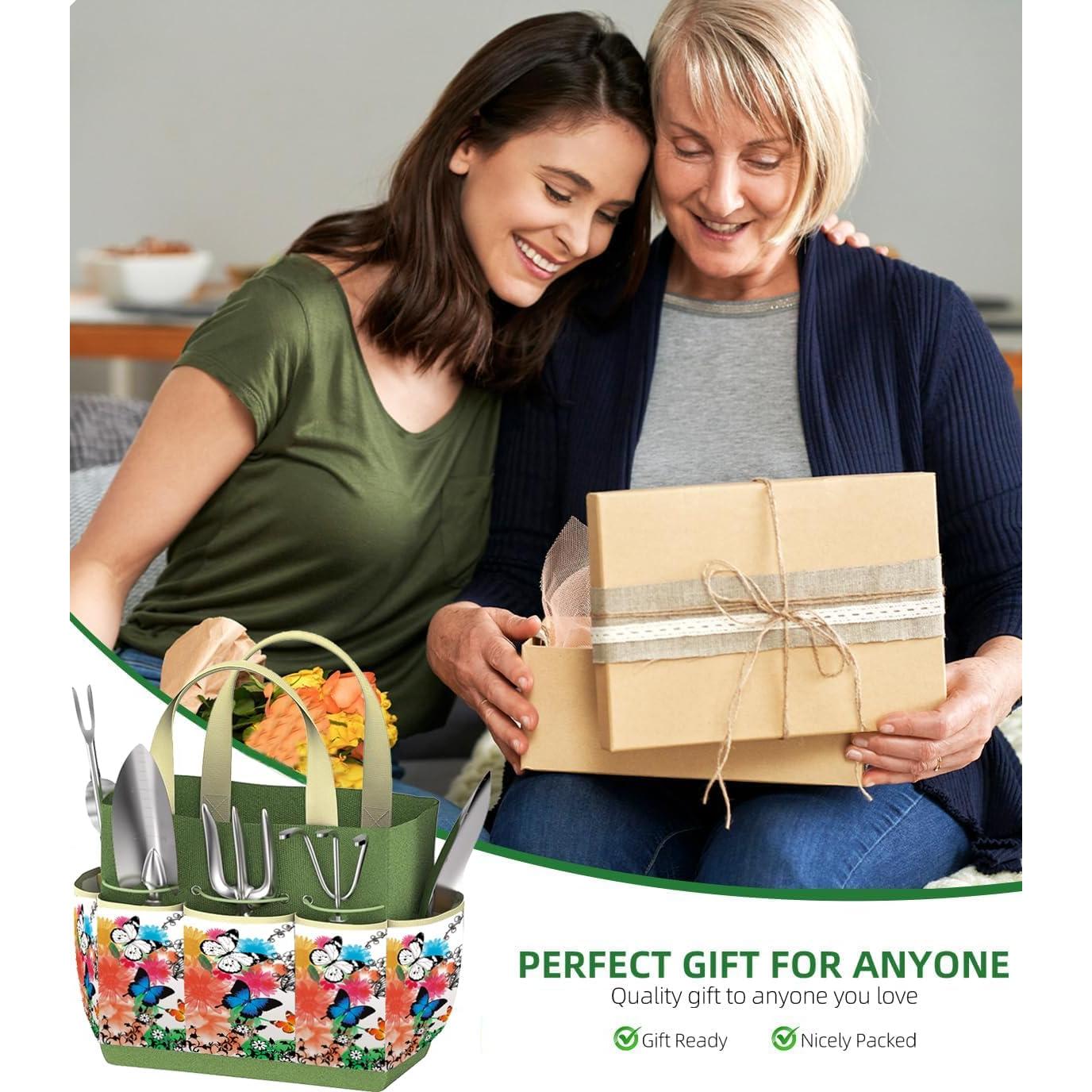 Juego de Herramientas de Jardinería HGLCM 9 Piezas Acero Inoxidable