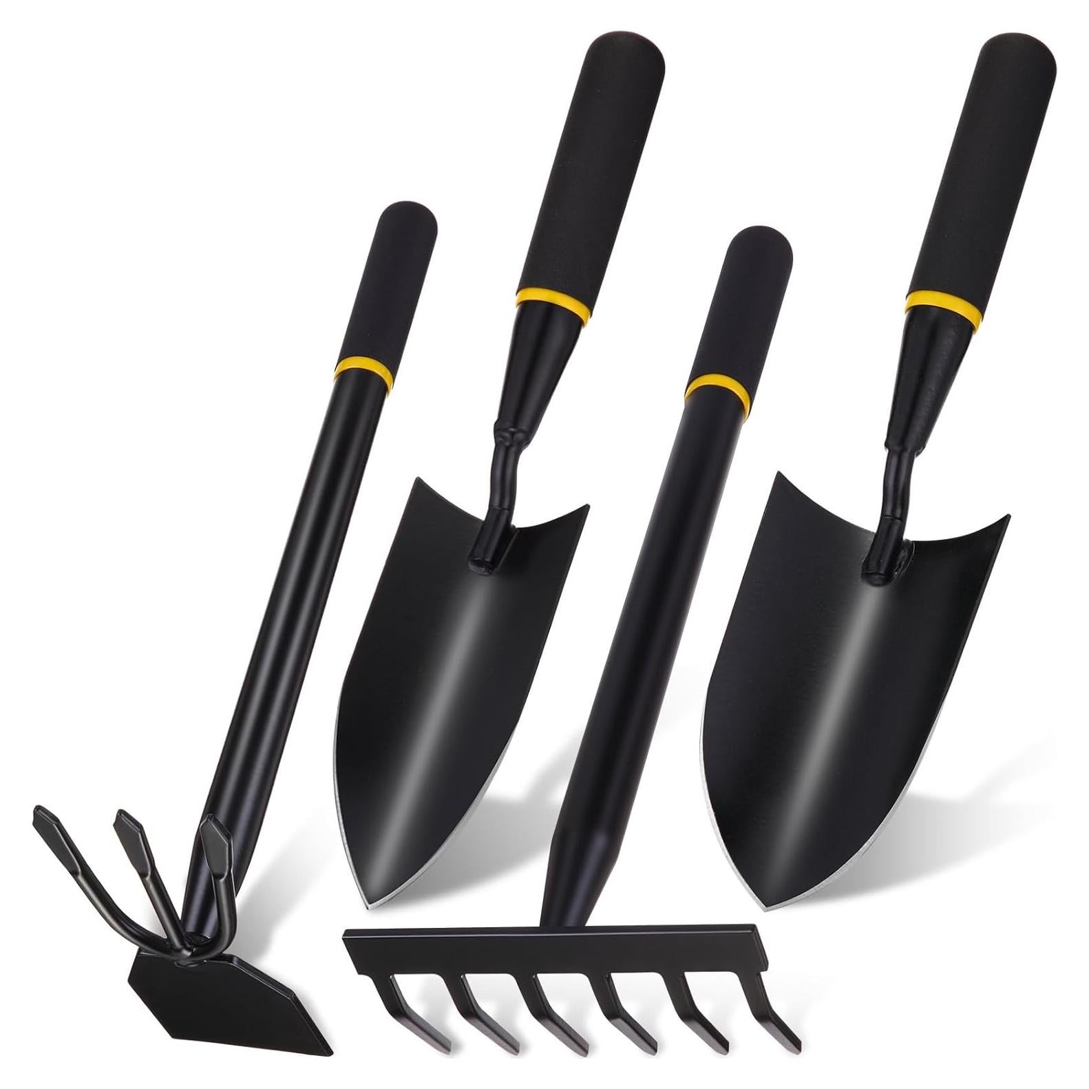 Juego de Herramientas de Jardín 4 Piezas Leriton Acero Inoxidable