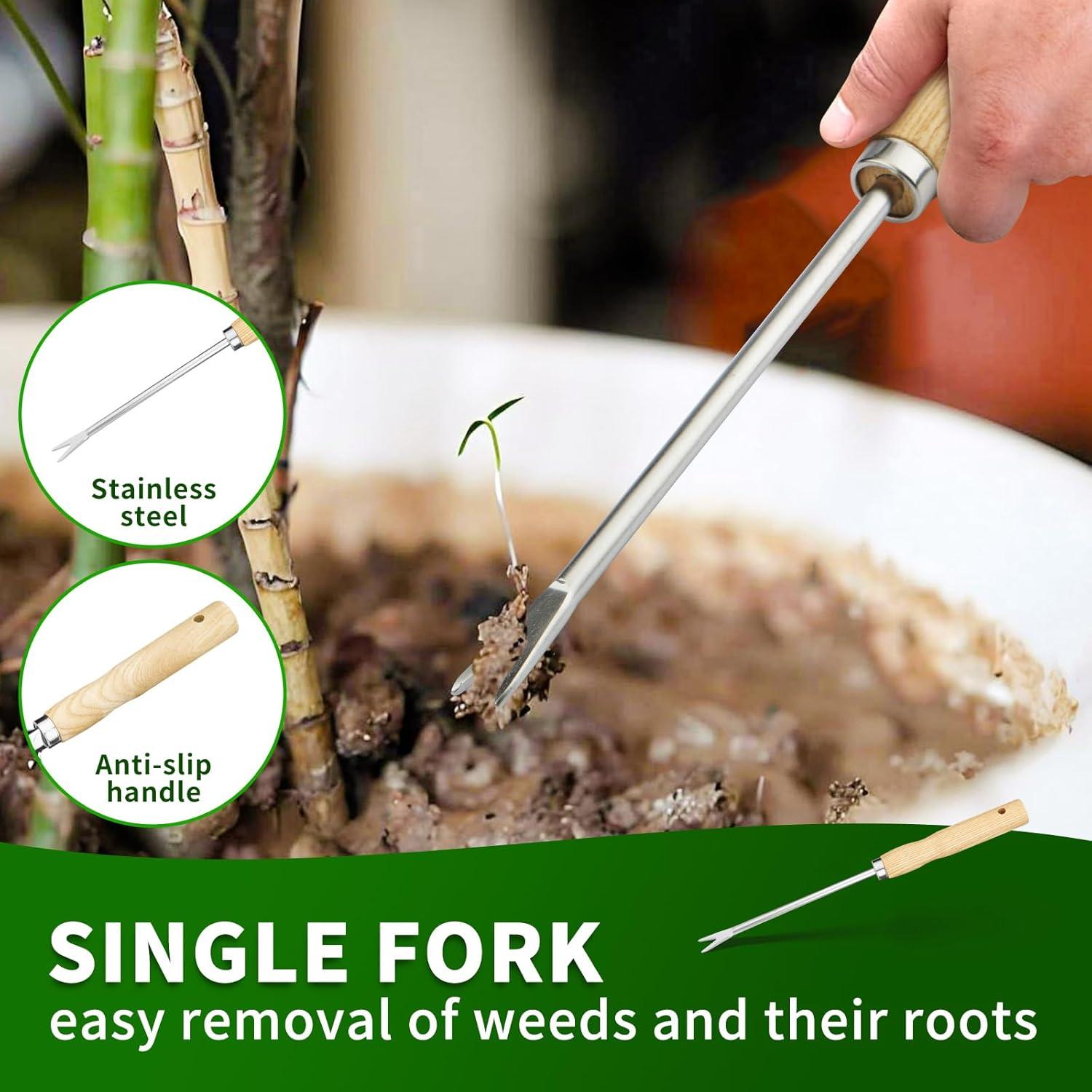 Juego de Herramientas de Jardín SHIKORI 5 Piezas Acero Inoxidable