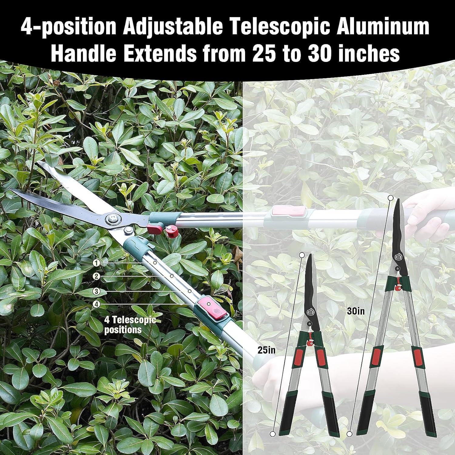 Juego de Herramientas de Jardín GARTOL 3 Piezas Telescópicas