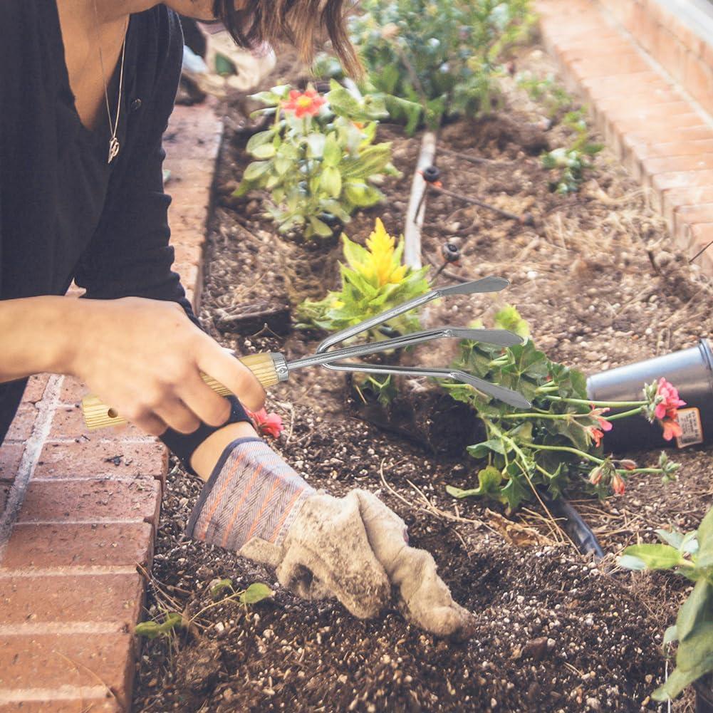 Juego de Herramientas de Jardín FCVEIDO 5 Piezas Acero Inoxidable
