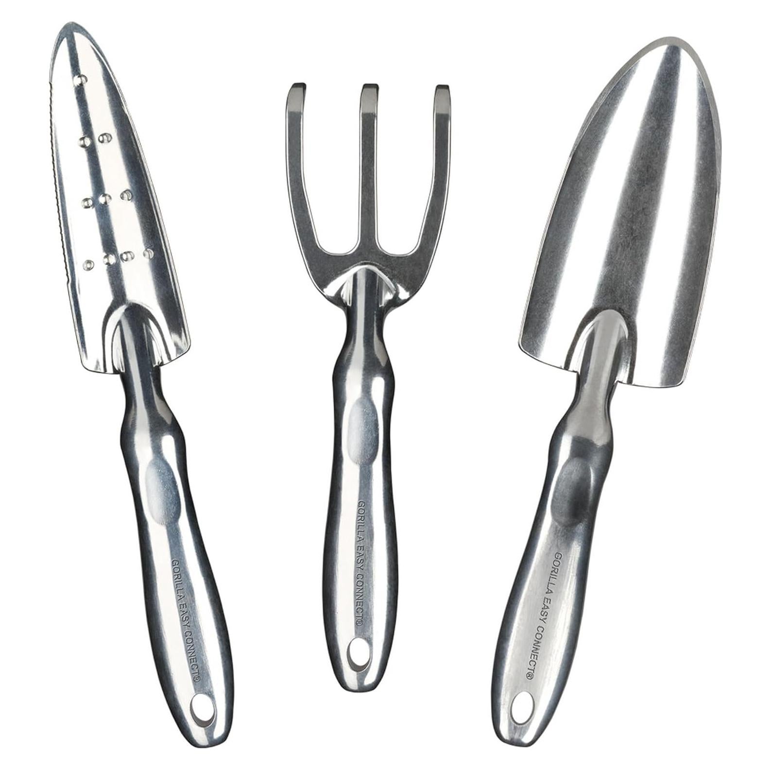 Set de Jardinería 3 Piezas Gorilla GTS-3 Aluminio Alta Resistencia