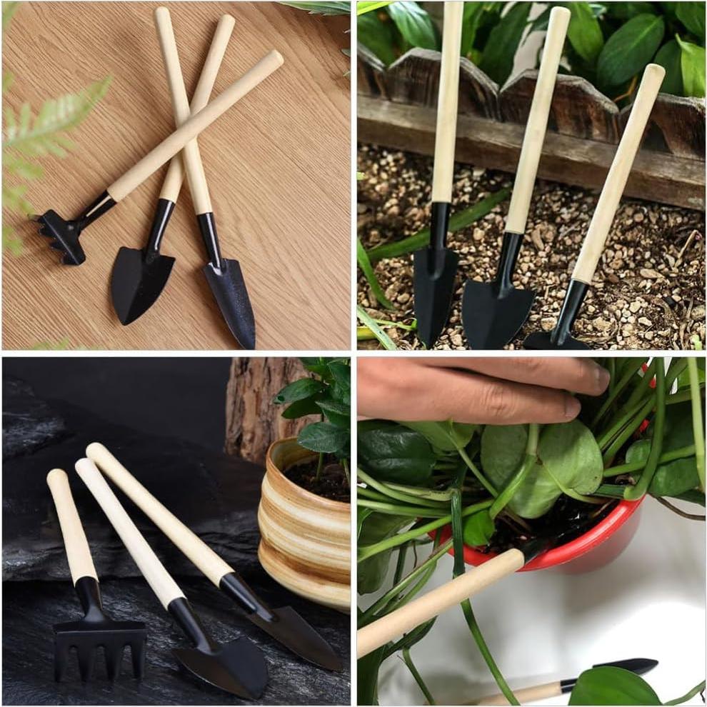 Juego de Herramientas de Jardinería Kisangel 3 Piezas para Niños