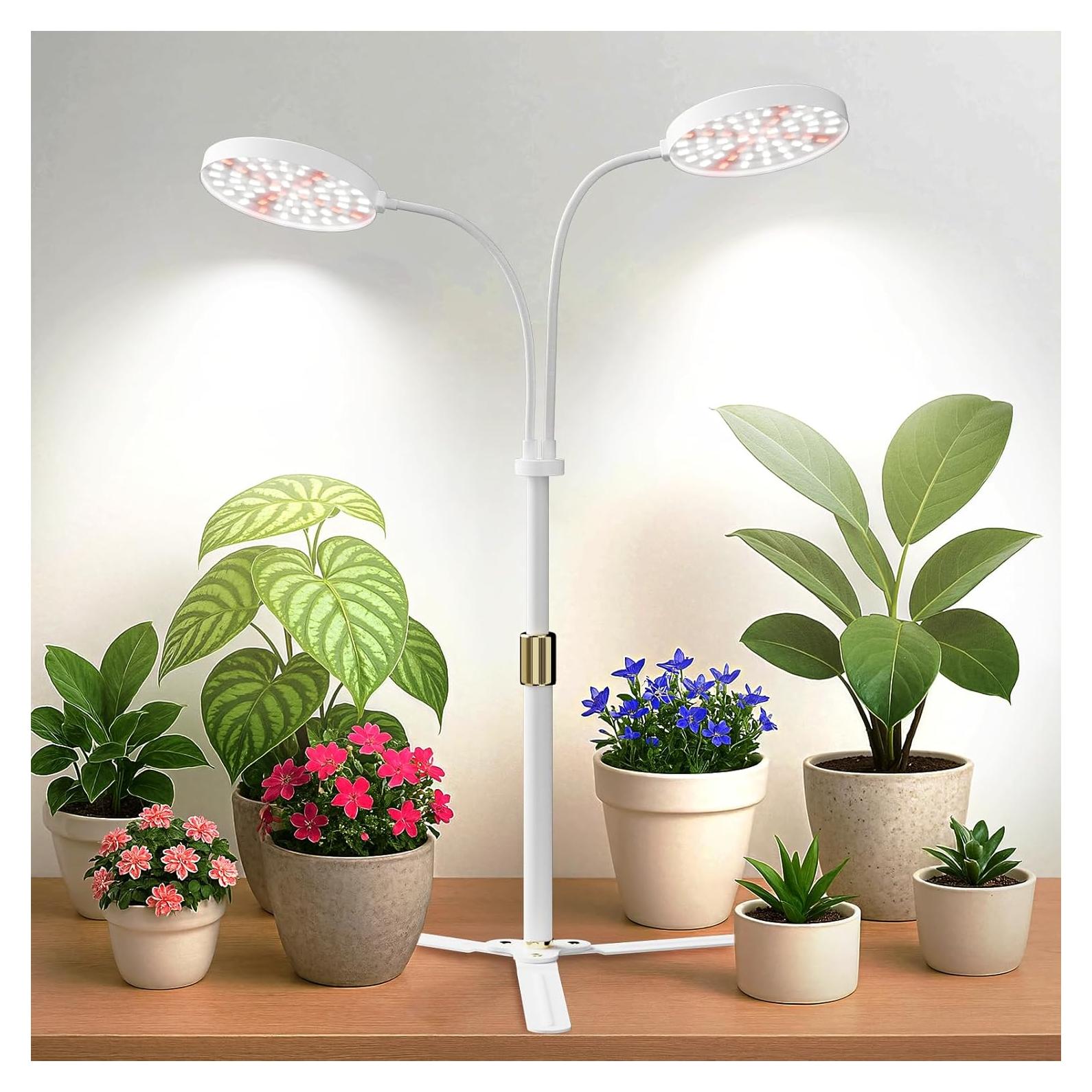 Lámpara de Crecimiento LED GYTF 122 LEDs 10W Regulable 9-40cm