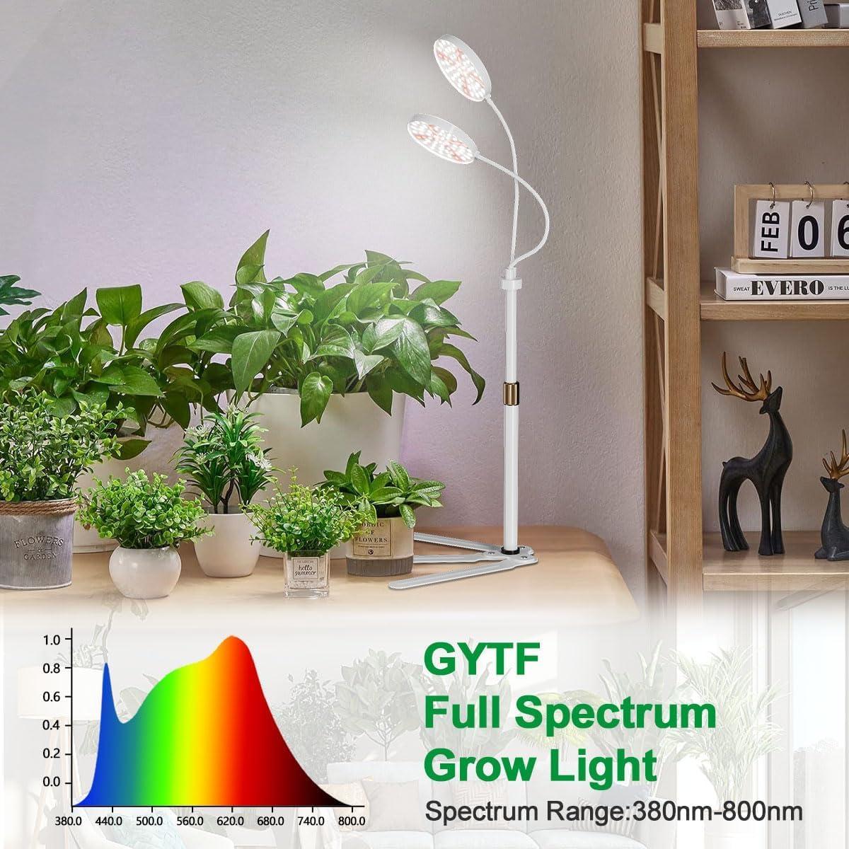 Lámpara de Crecimiento LED GYTF 122 LEDs 10W Regulable 9-40cm