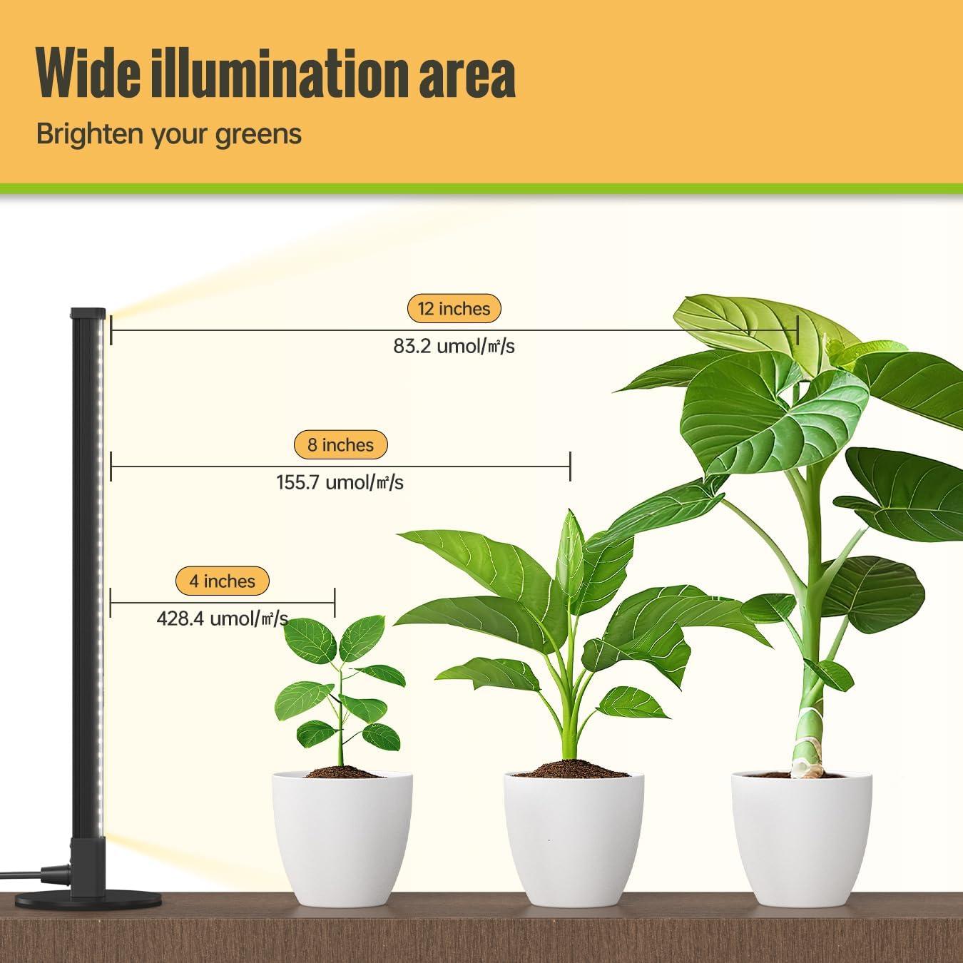 Luz de Cultivo Vertical SpeePlant 1.4FT 72 LEDs 5000K