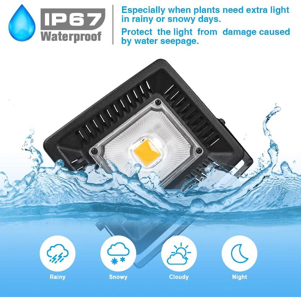 Luz de Cultivo LED Relassy 150W Impermeable Espectro Completo