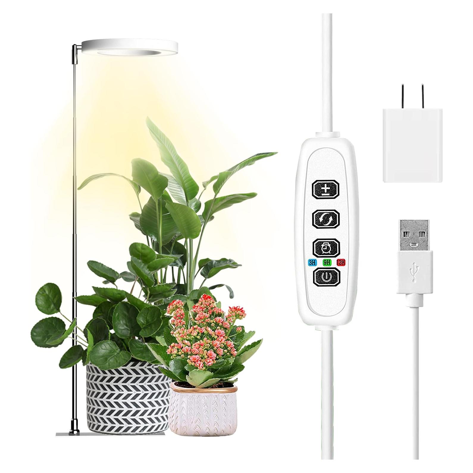 Luz de Crecimiento de Plantas IMVSINCERE 72 LEDs Espectro Completo