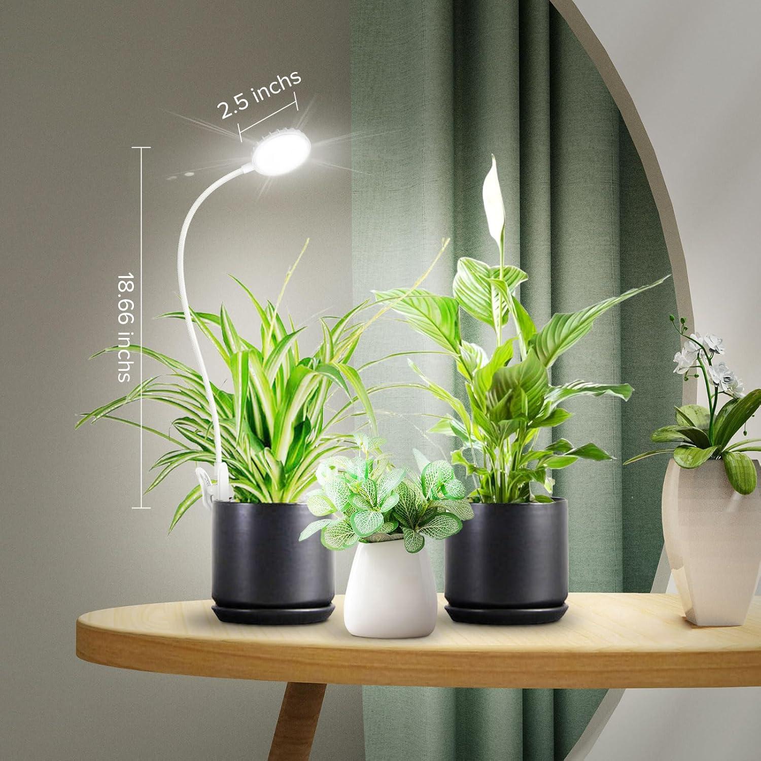 Luz de Crecimiento LED SGLEDs 10W Espectro Completo Paquete de 2