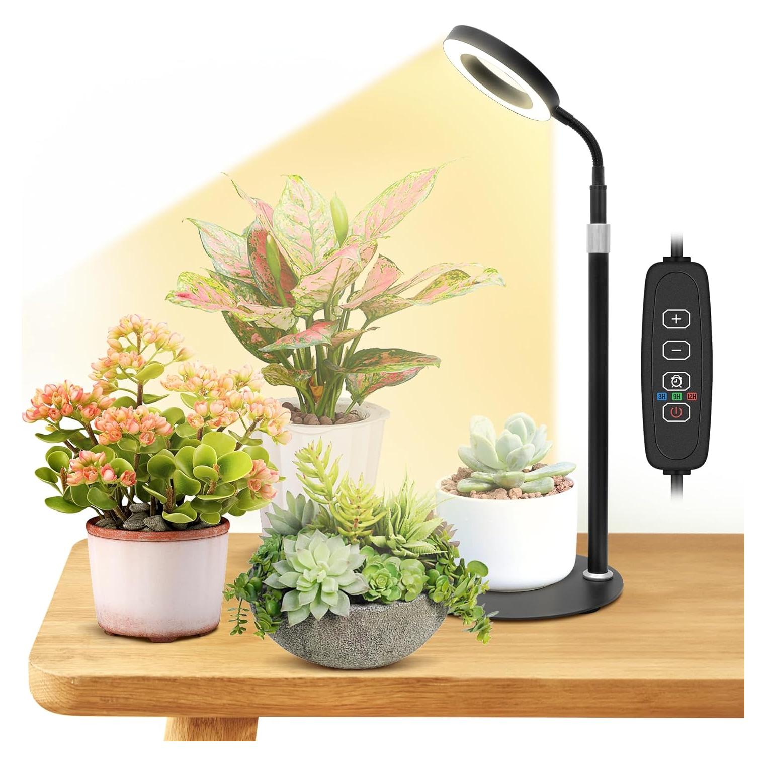 Lámpara de Crecimiento LED MistyJungle 18W Ajustable 35-61cm