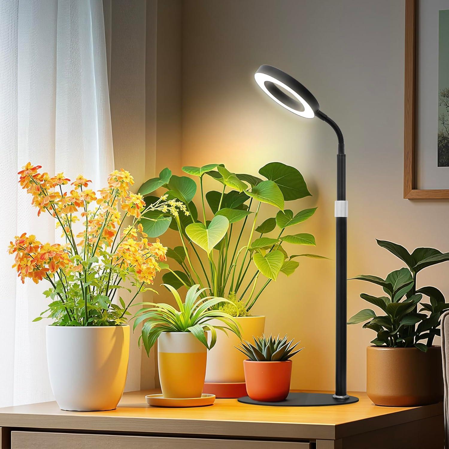 Lámpara de Crecimiento LED MistyJungle 18W Ajustable 35-61cm
