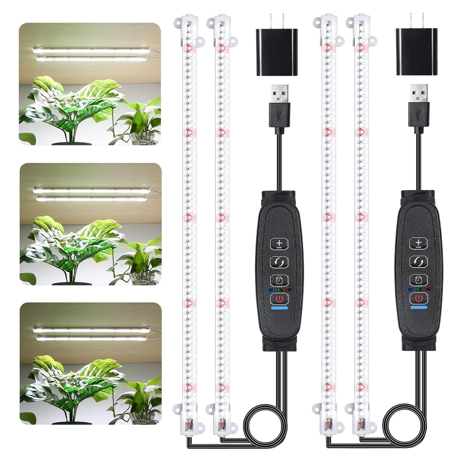 Luz de Cultivo LED RWNTAO 2 Paquete 240 LEDs Espectro Completo