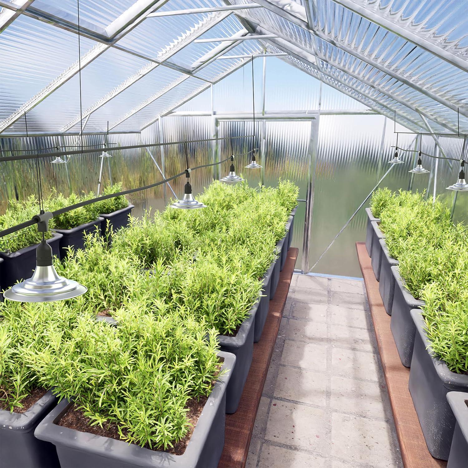 Luces de Cultivo LED a Prueba de Agua Danshinro 6 Luces 6.5m